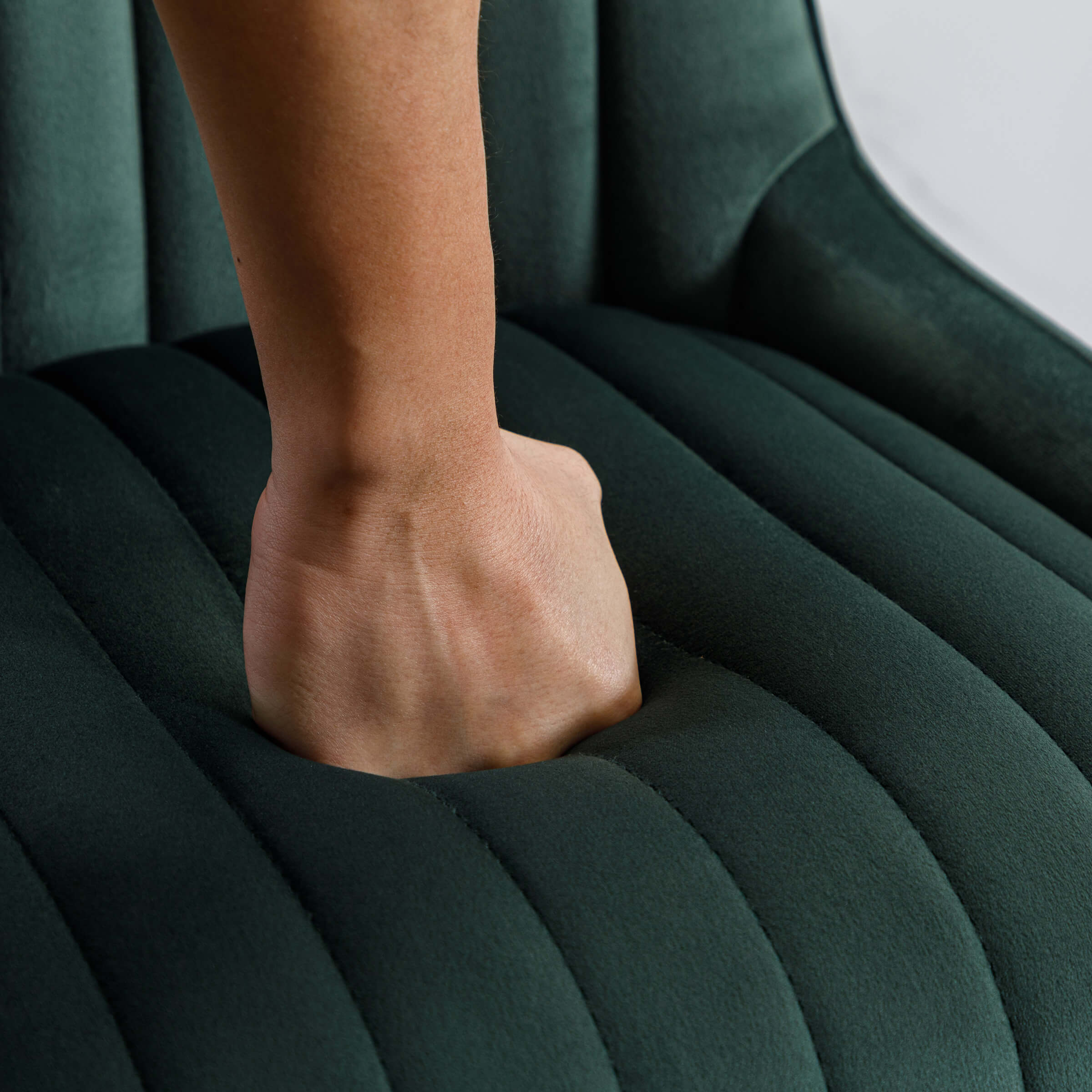 CHICAURA Modern Tufted Counter Stools Set of 2 - 9043CS