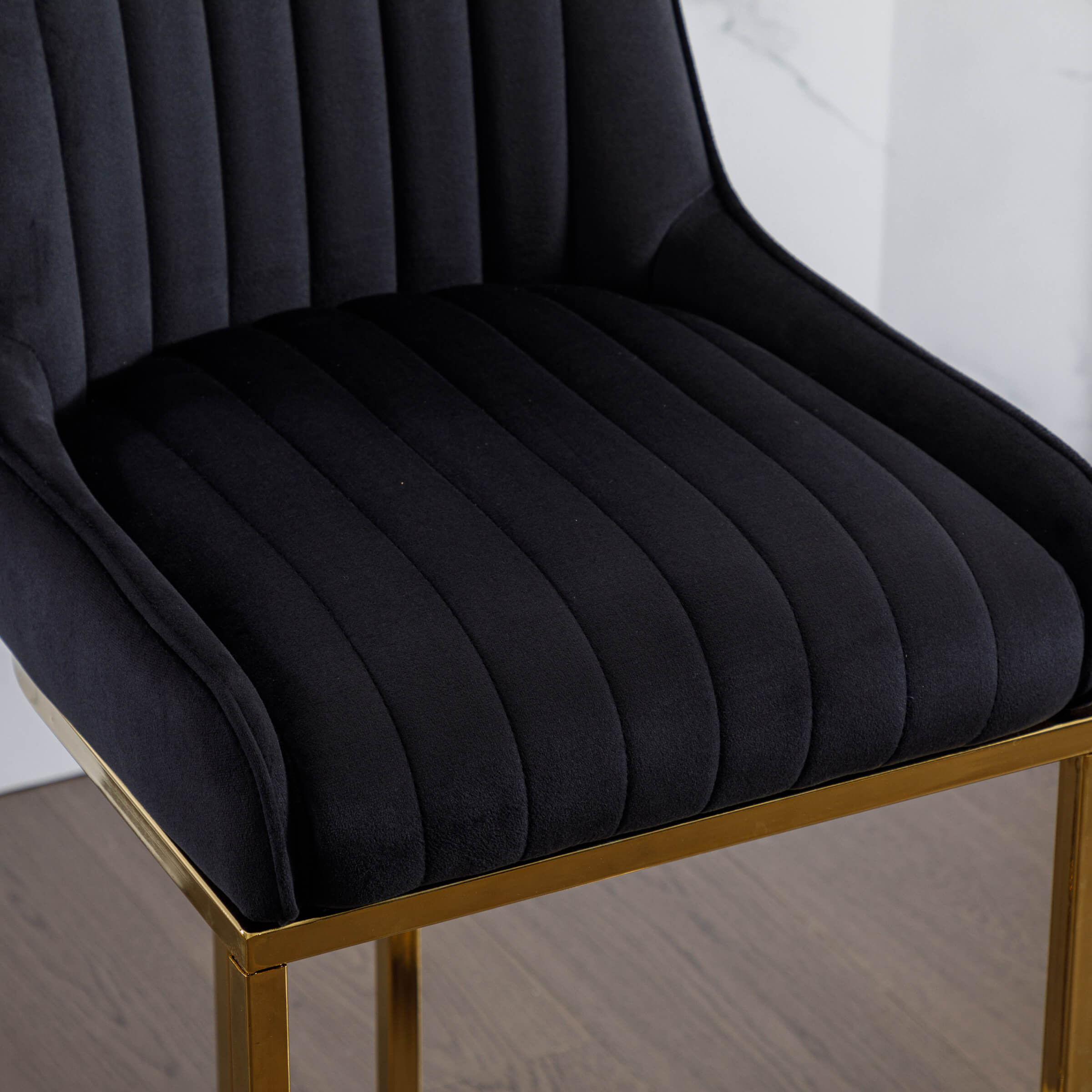 CHICAURA Modern Tufted Counter Stools Set of 2 - 9043CS