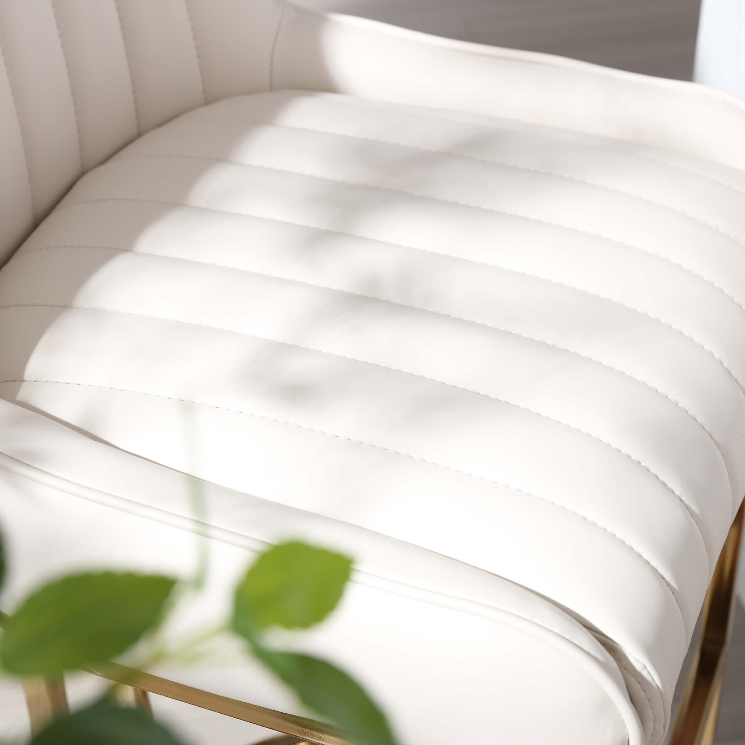 CHICAURA Modern Tufted Counter Stools Set of 2 - 9043CS