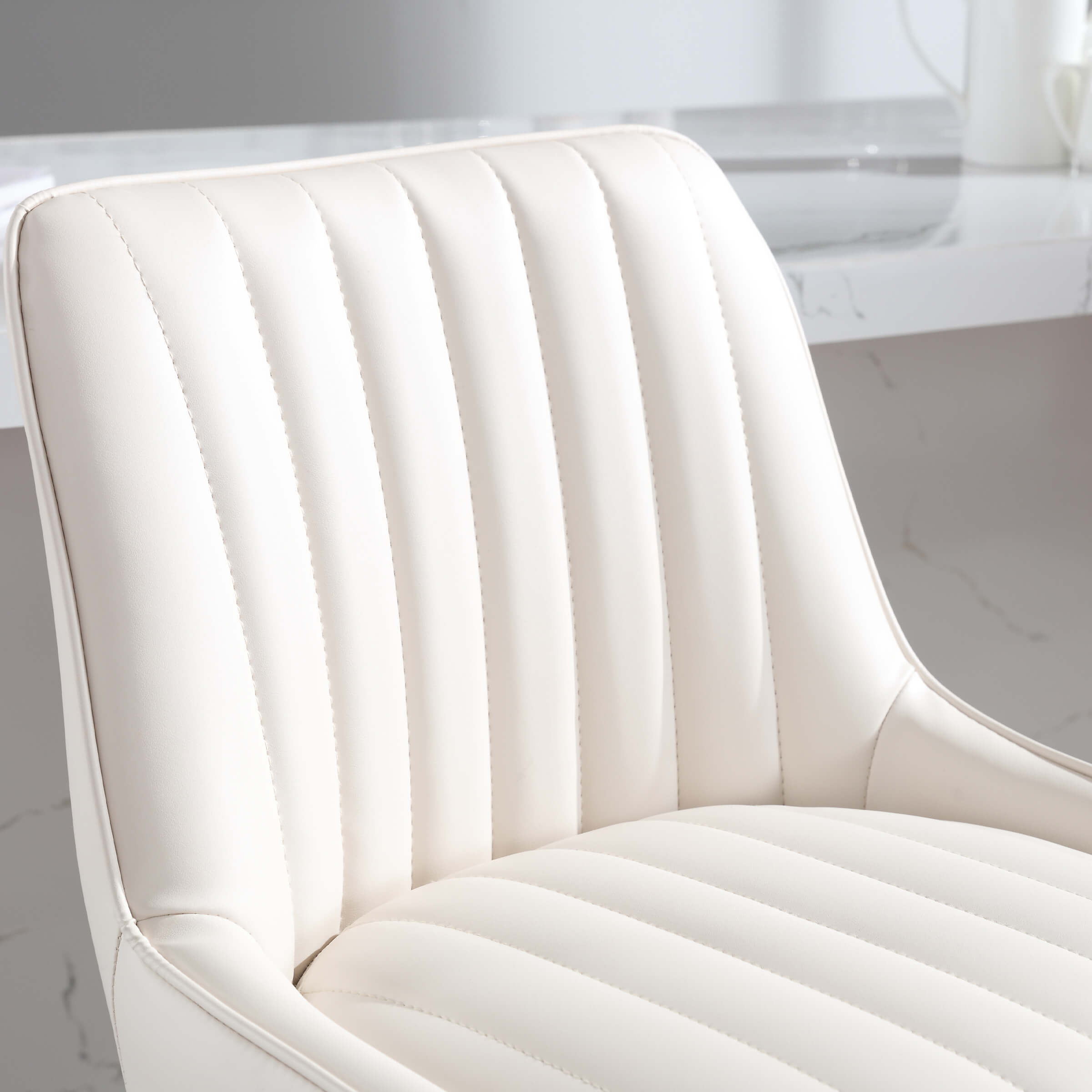 CHICAURA Modern Tufted Counter Stools Set of 2 - 9043CS