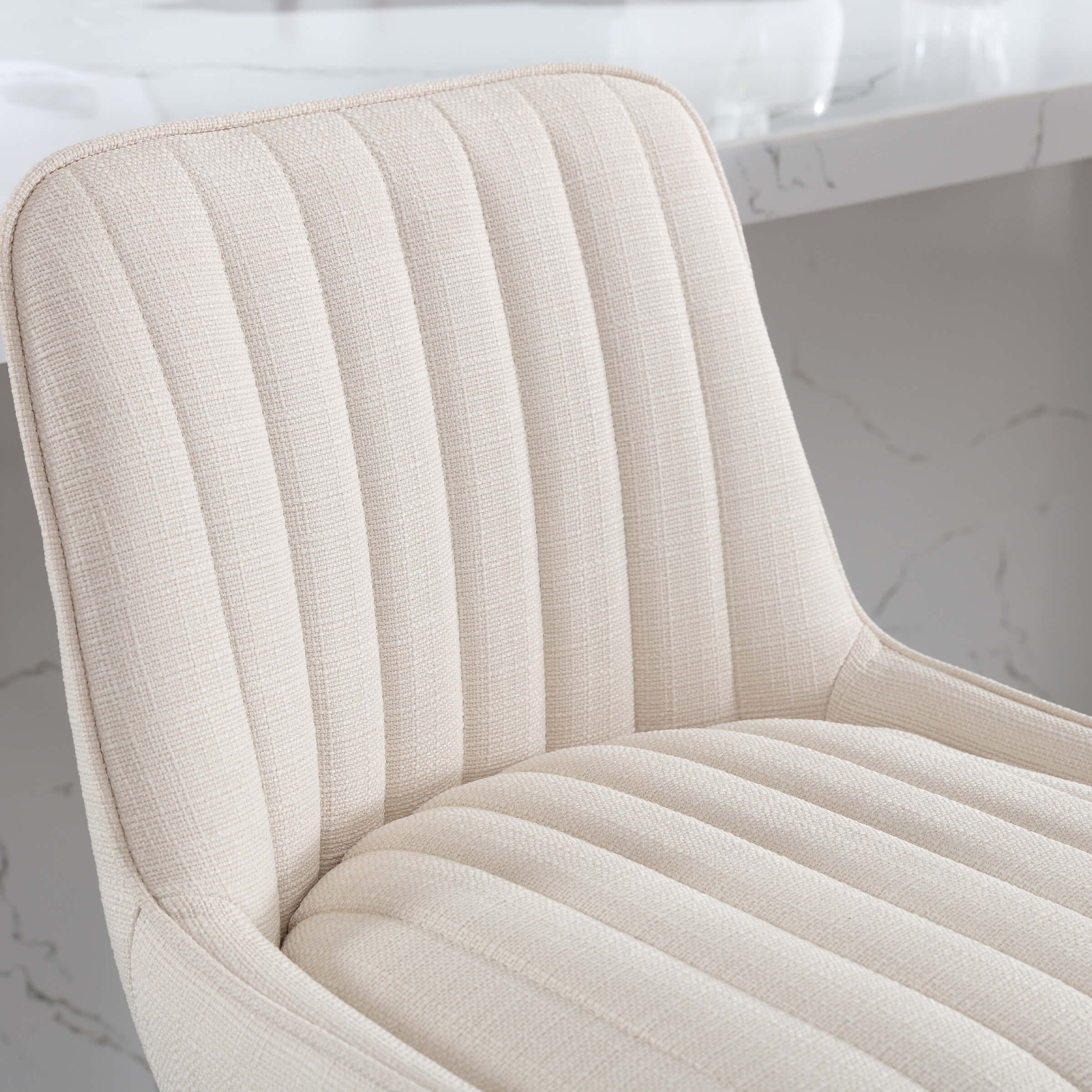 CHICAURA Modern Tufted Counter Stools Set of 2 - 9043CS