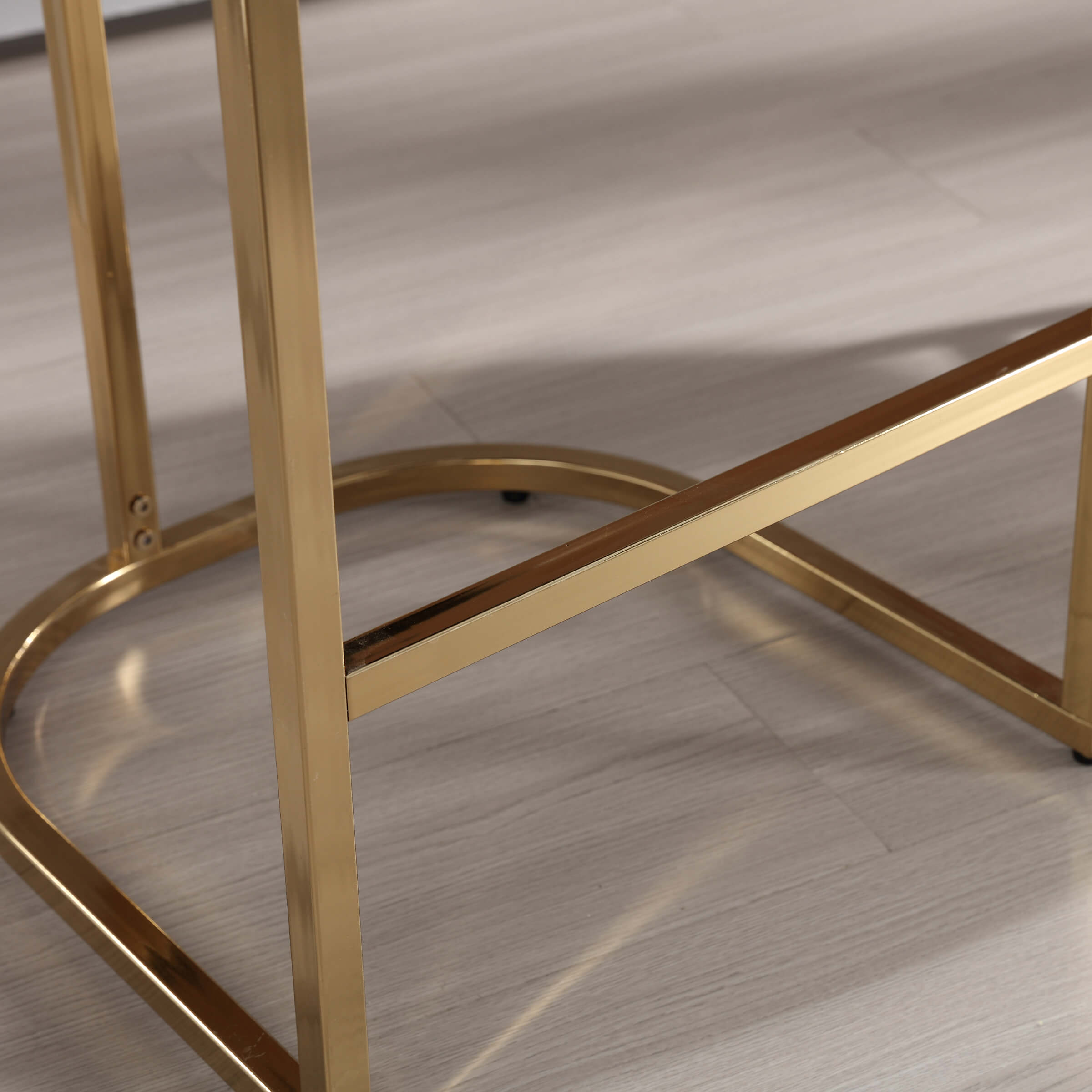 CHICAURA Modern Tufted Counter Stools Set of 2 - 9043CS