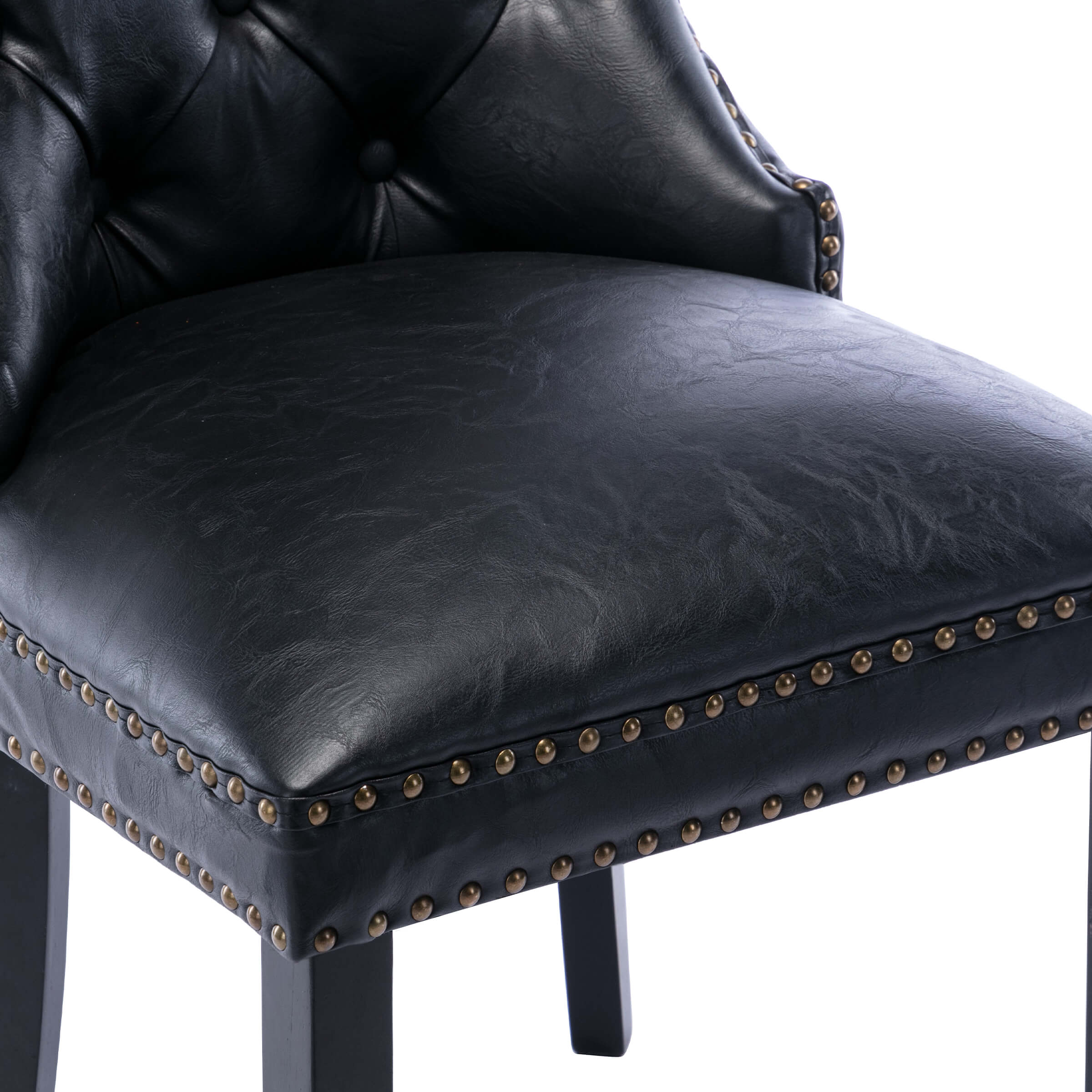 Kmax Mufted Leather Dining Chairs Set of 2 - 1029DC