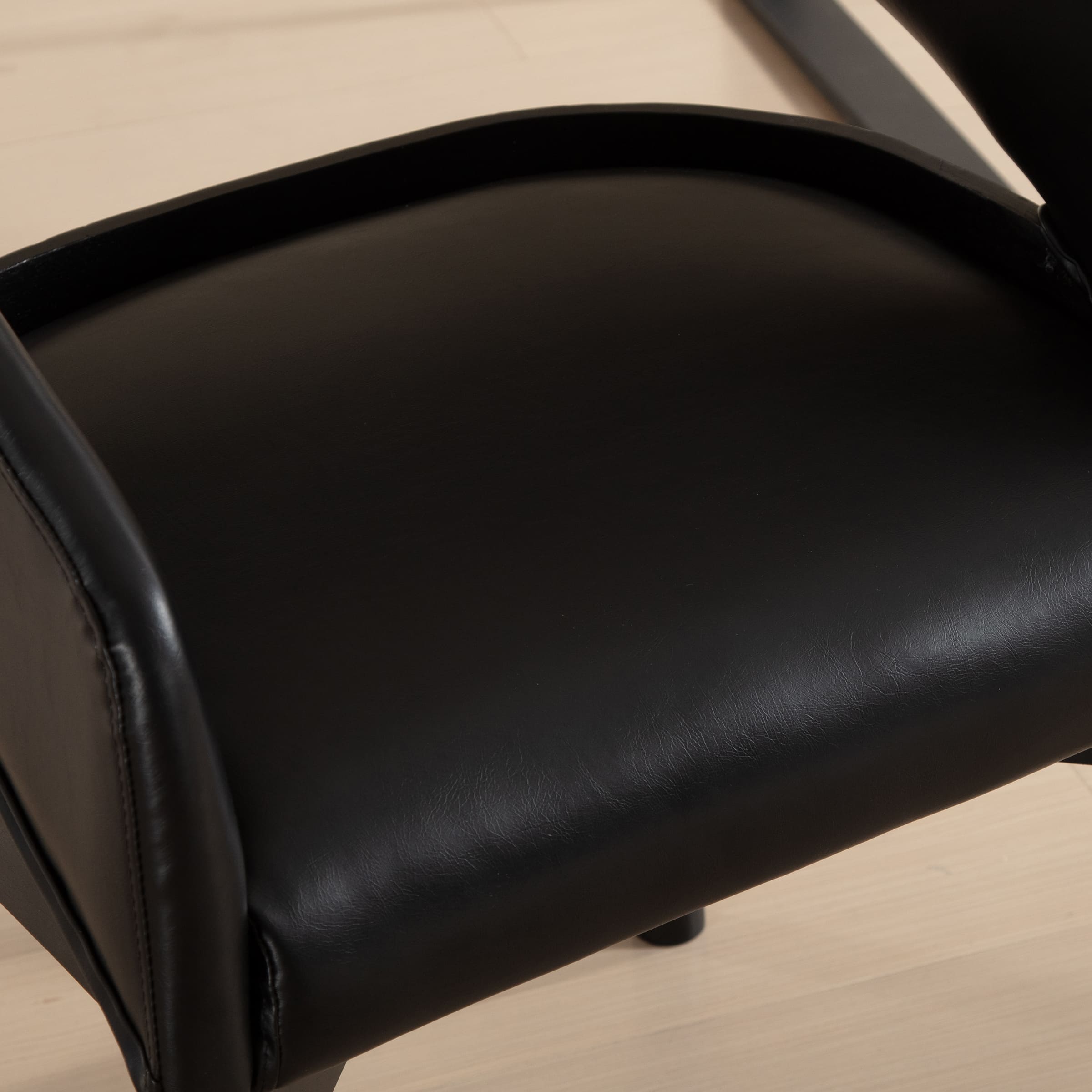 ROCITY Open Barrel Curved Back Dining Chairs Set of 2 - 1999DC