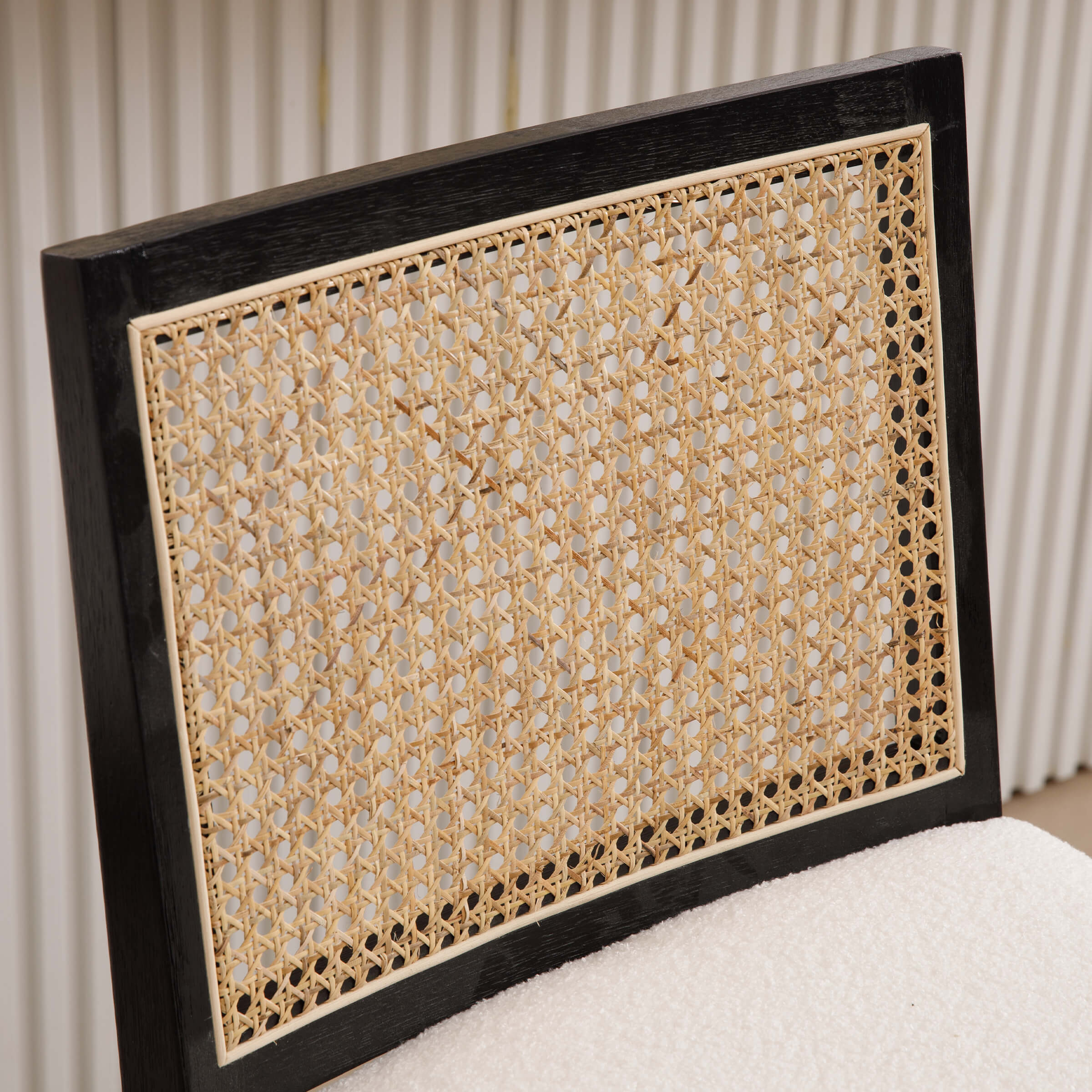 EALSON 26.5"H Rattan Back Wood Counter Stools Set of 2 - 5802CS