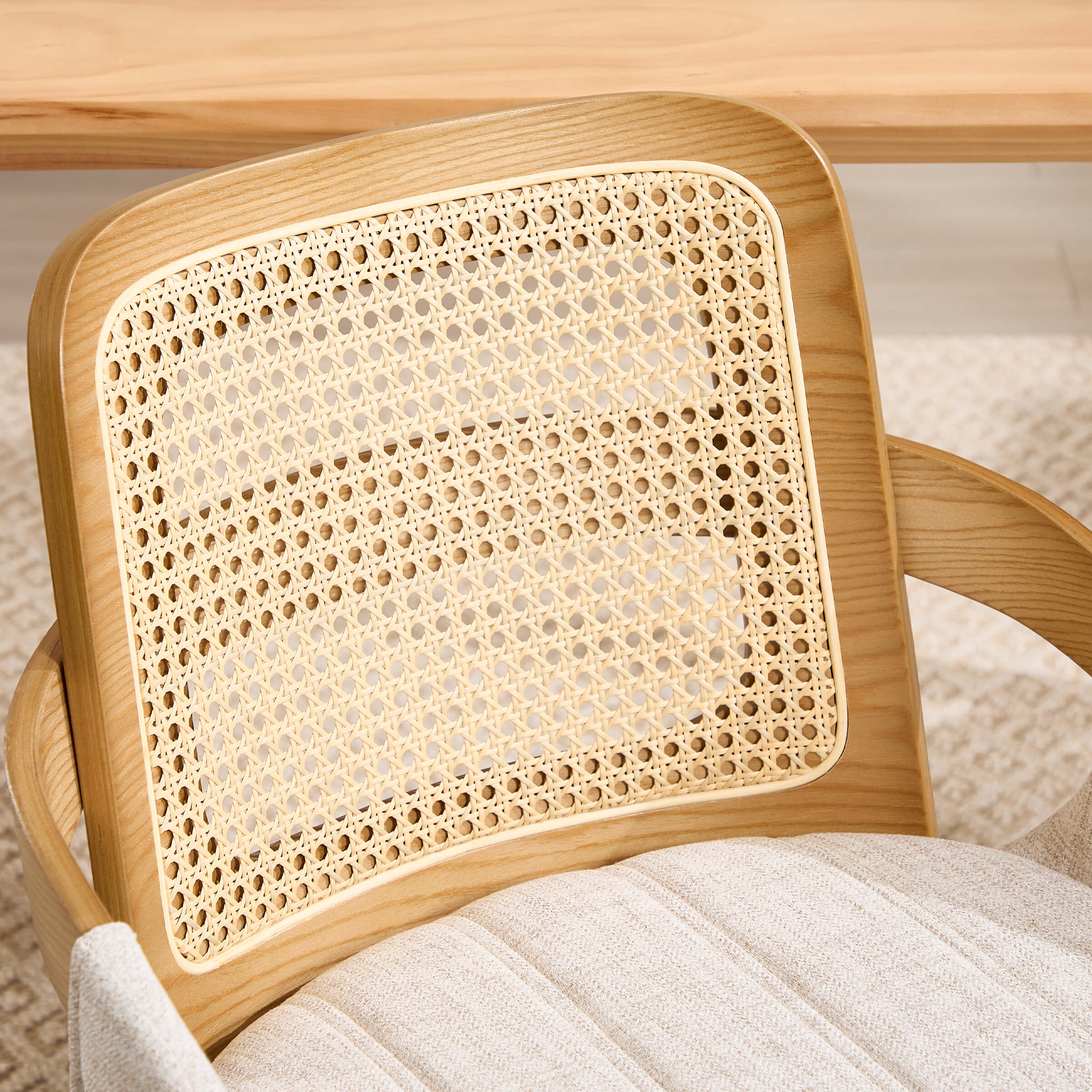 EALSON Rattan Cane Dining Chairs Set of 2 - 61343DC