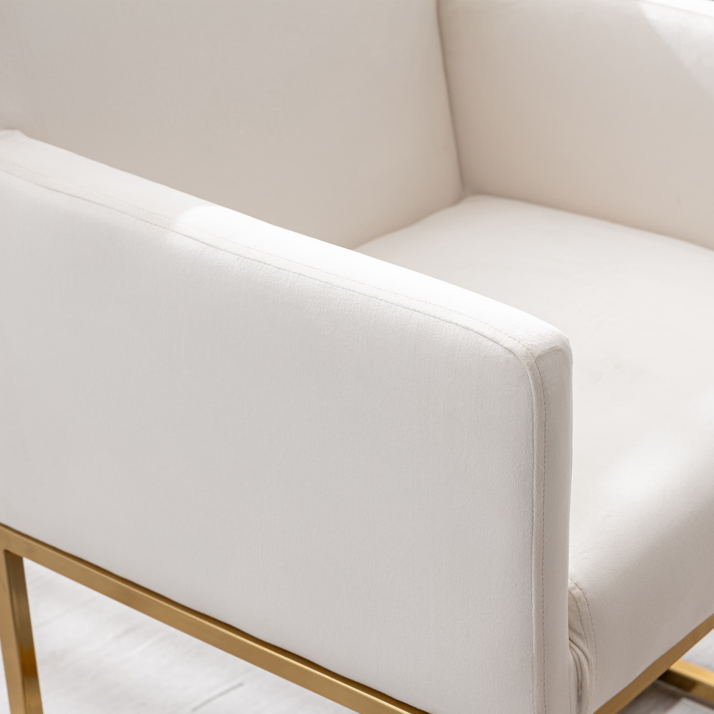 VESCASA Upholstered Dining Chairs with Arms Set of 2 - 1823DC