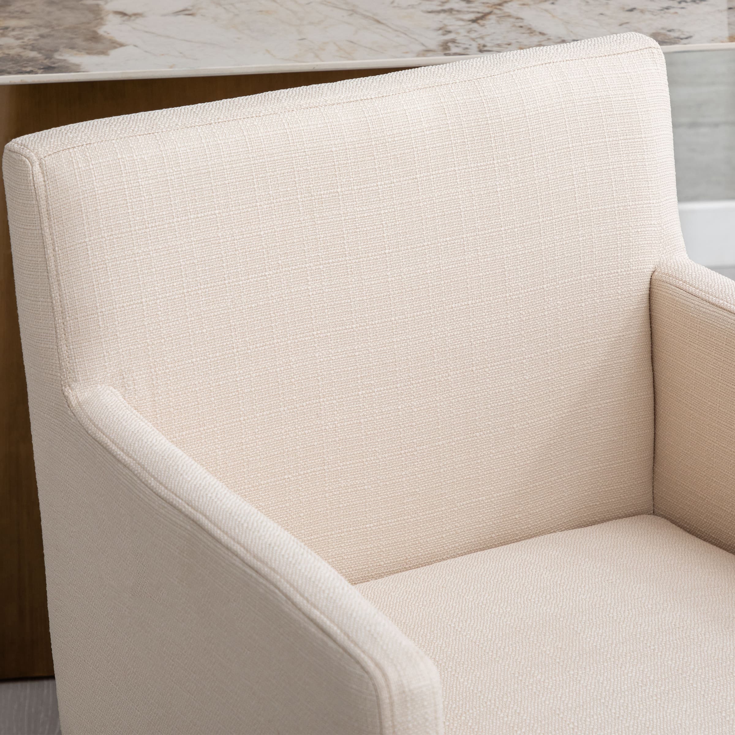 VESCASA Upholstered Dining Chairs with Arms Set of 2 - 1823DC