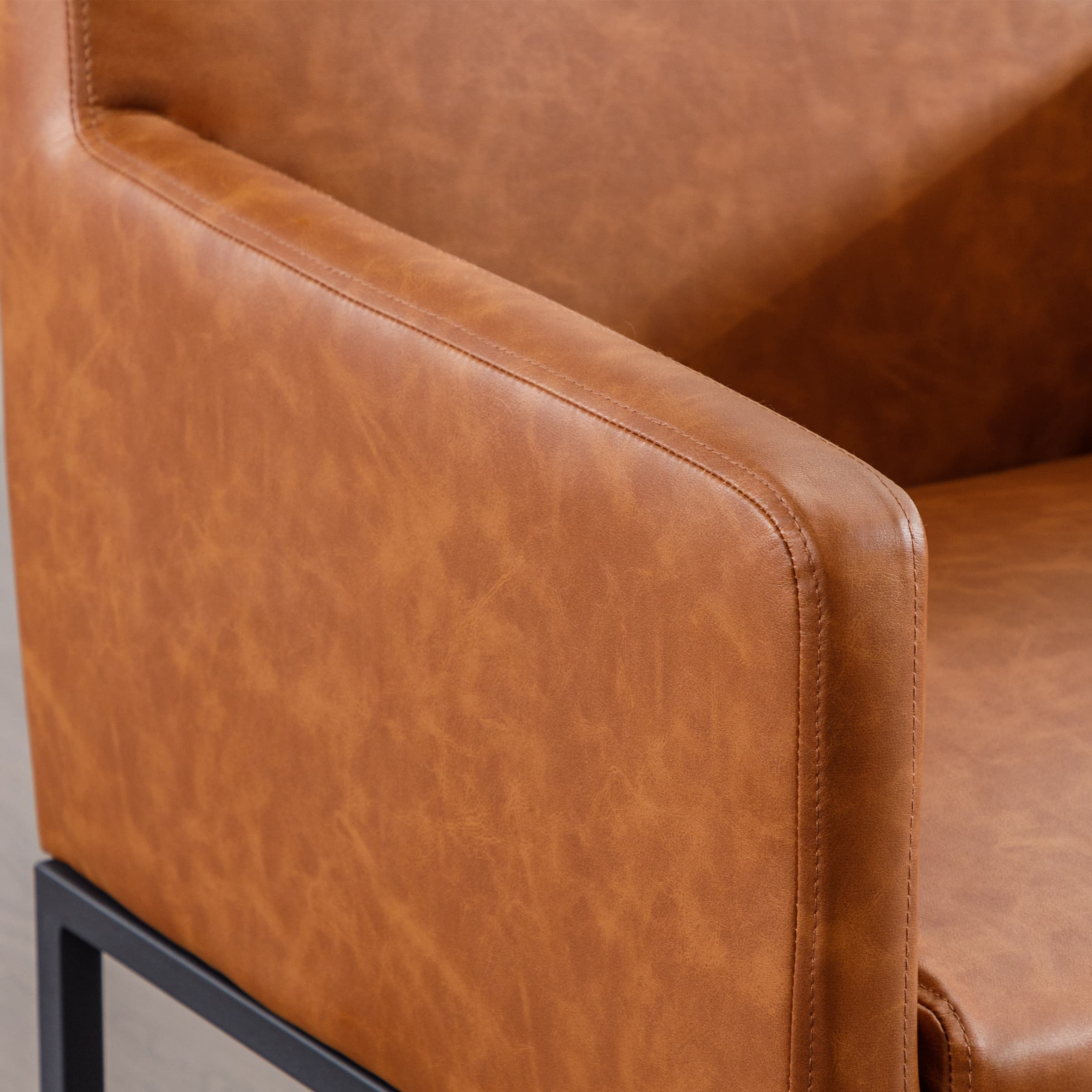 VESCASA Upholstered Dining Chairs with Arms Set of 2 - 1823DC