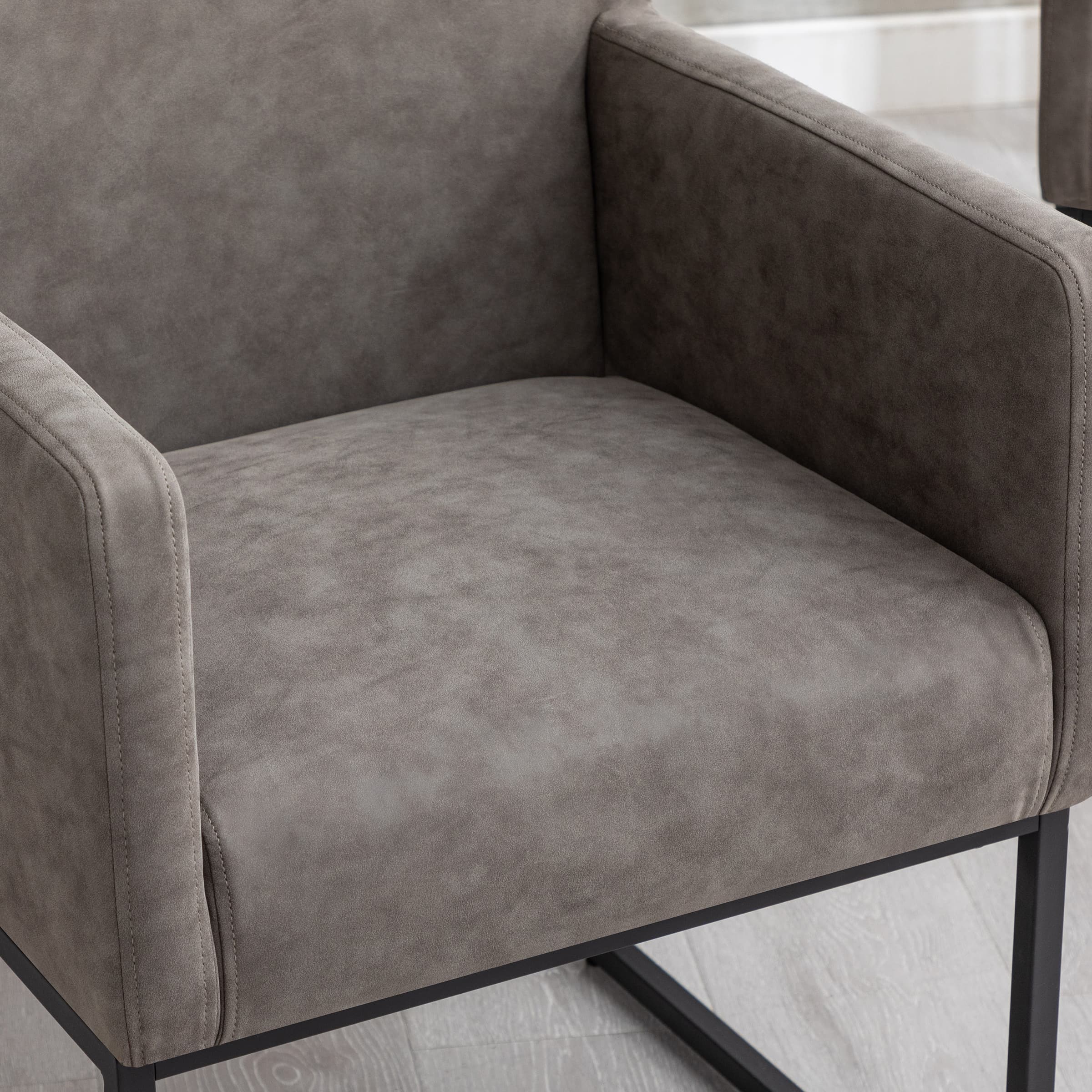 VESCASA Upholstered Dining Chairs with Arms Set of 2 - 1823DC