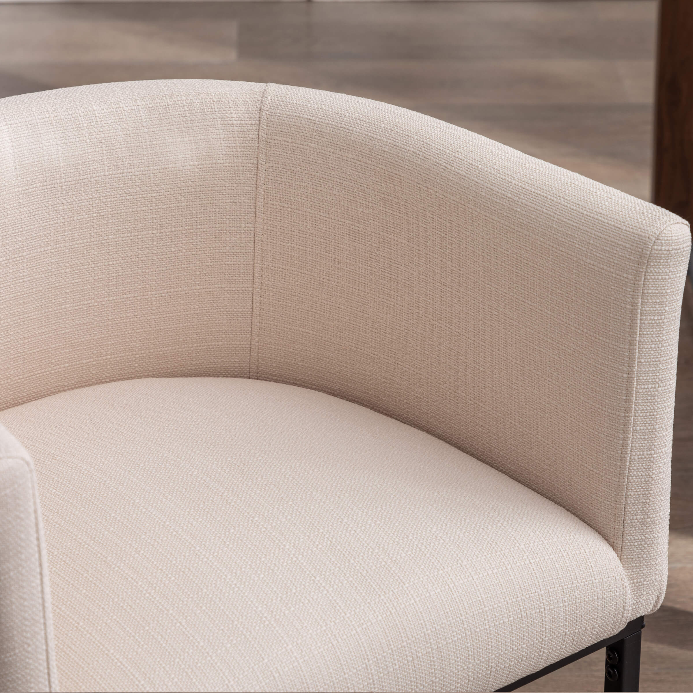 VESCASA Barrel Back Upholstered Dining Chair 1PCS - 1869DC