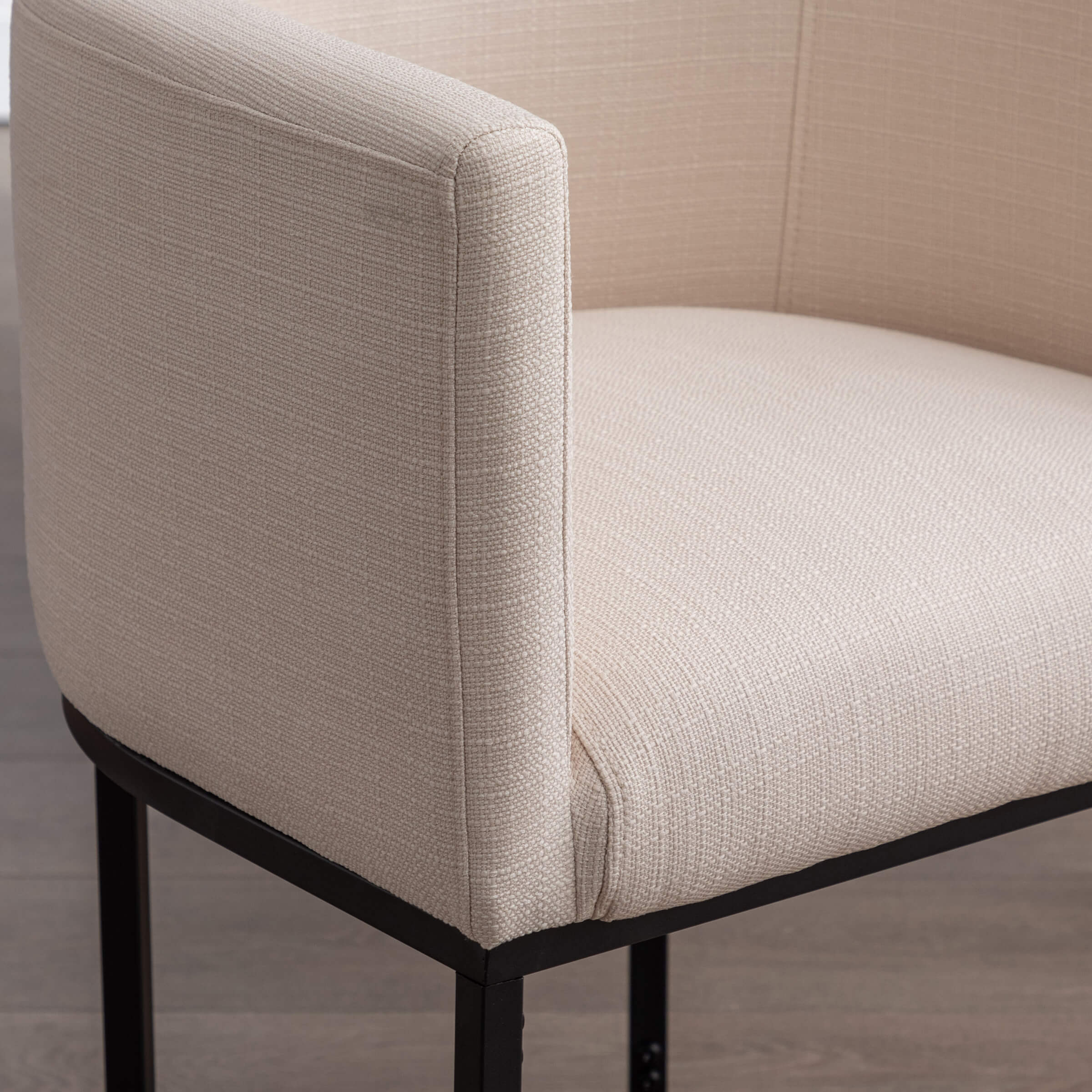 VESCASA Barrel Back Upholstered Dining Chair 1PCS - 1869DC