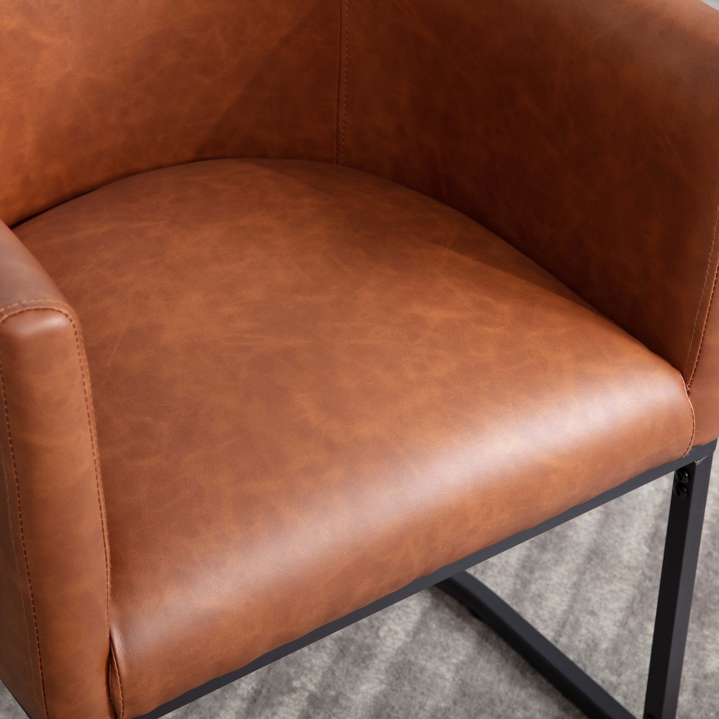 VESCASA Barrel Back Upholstered Dining Chair 1PCS - 1869DC