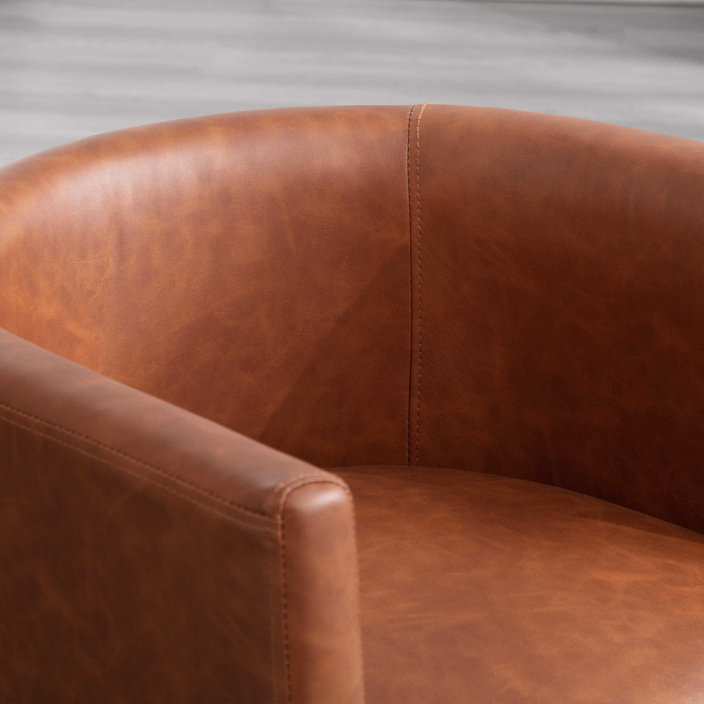 Barrel Back Upholstered Dining Chair 1PCS - 1869DC