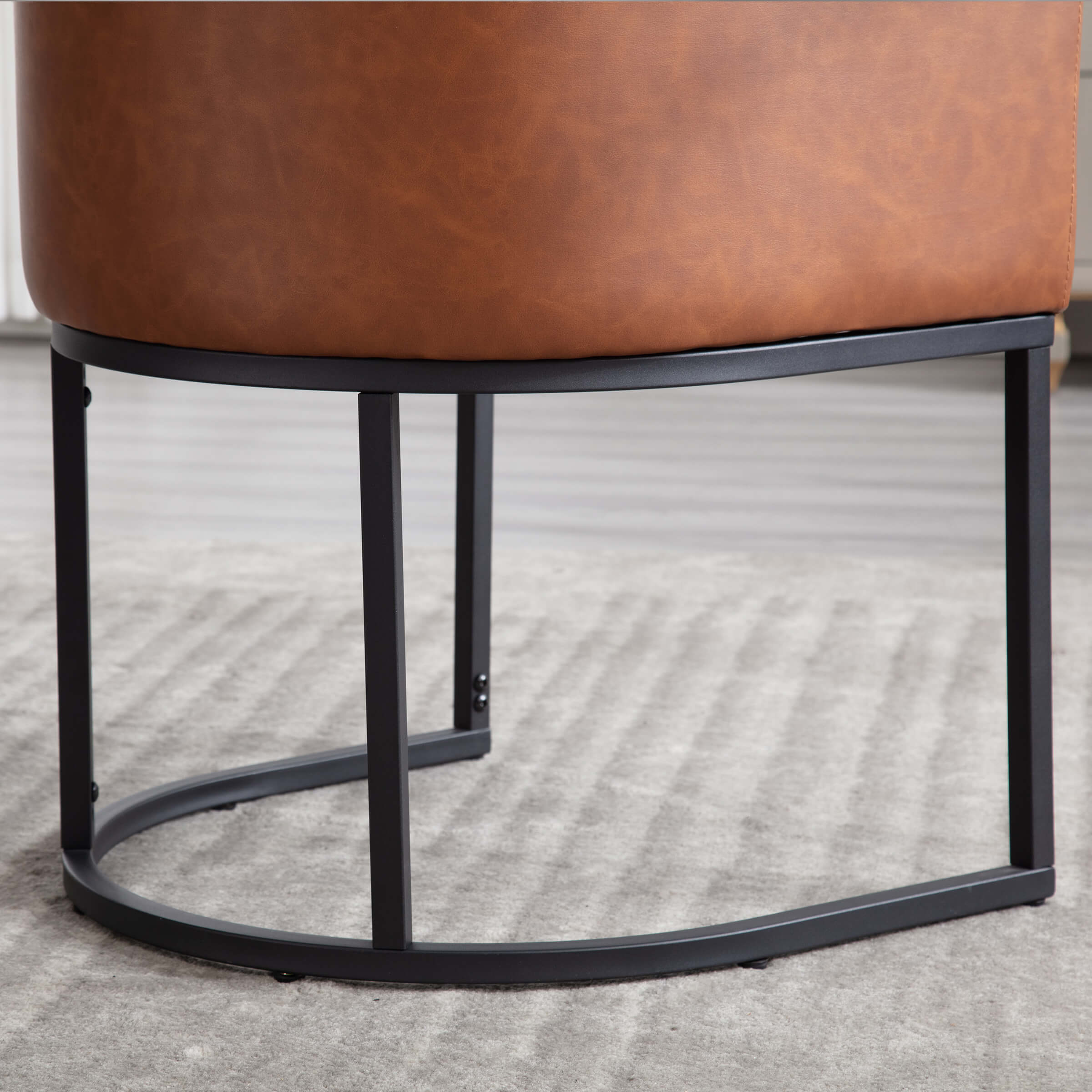 VESCASA Barrel Back Upholstered Dining Chair 1PCS - 1869DC