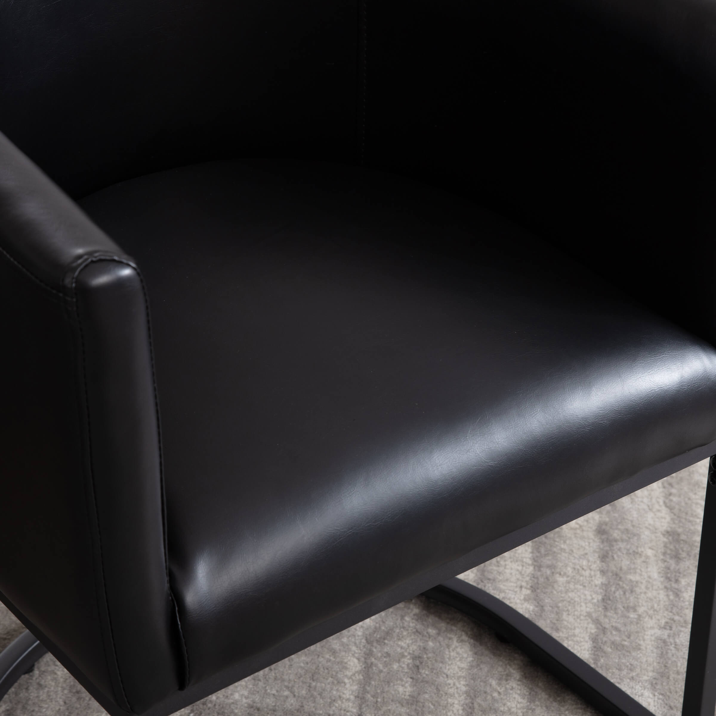 Barrel Back Upholstered Dining Chair 1PCS - 1869DC