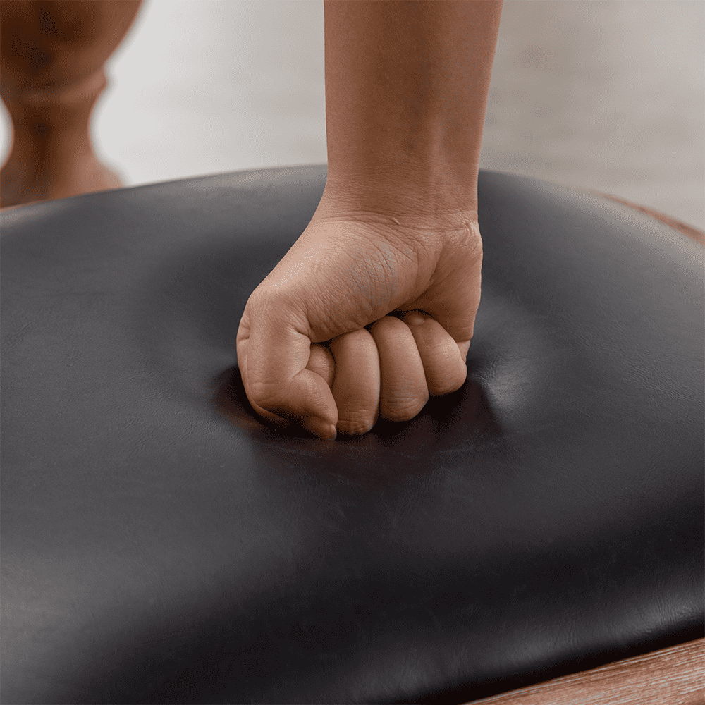 CIMOTA Curved Open Back Upholstered Dining Chairs Set of 2 - 1929DC