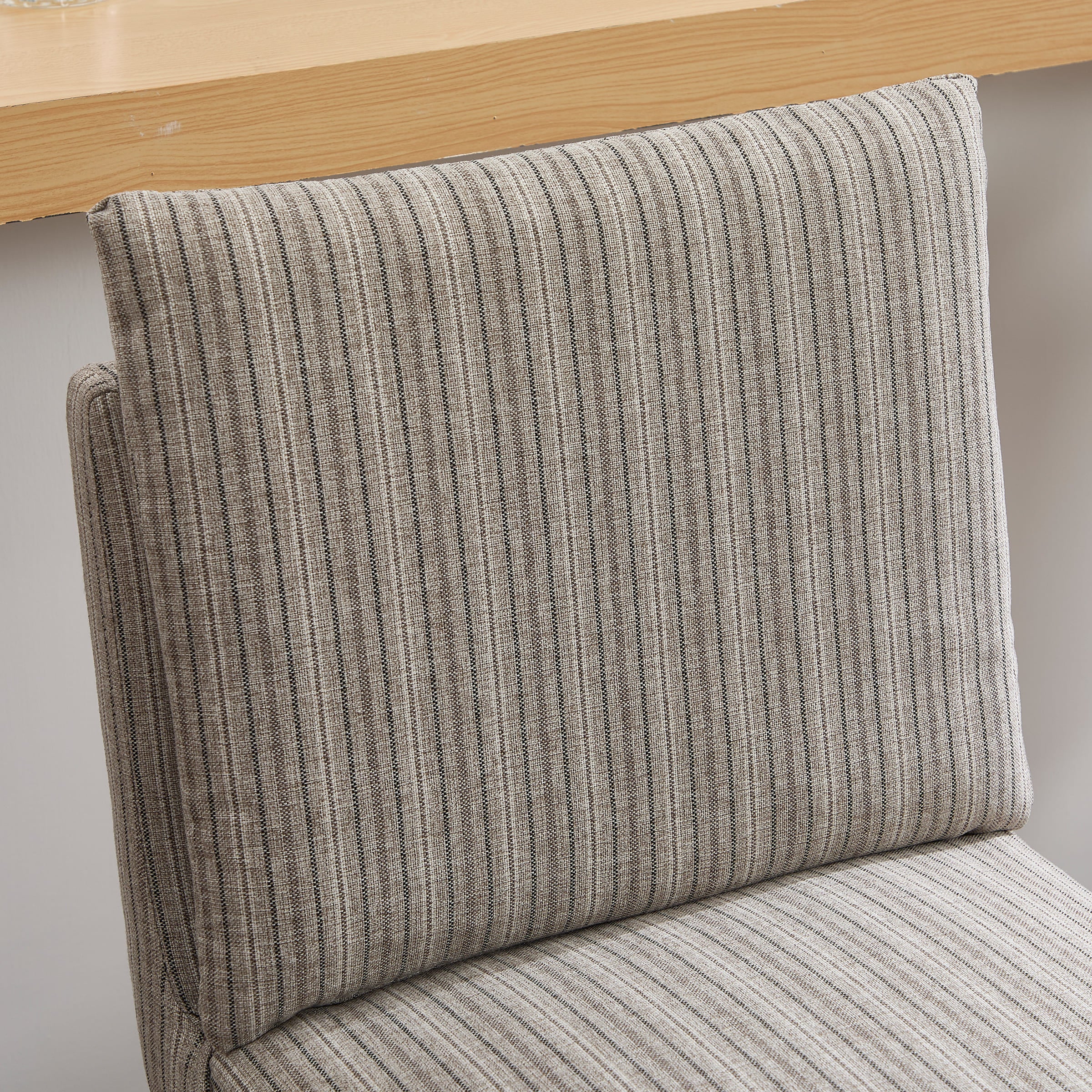 Janoray 26.9"H Linen Cushion Back Counter Stools Set of 2 - 2007CS