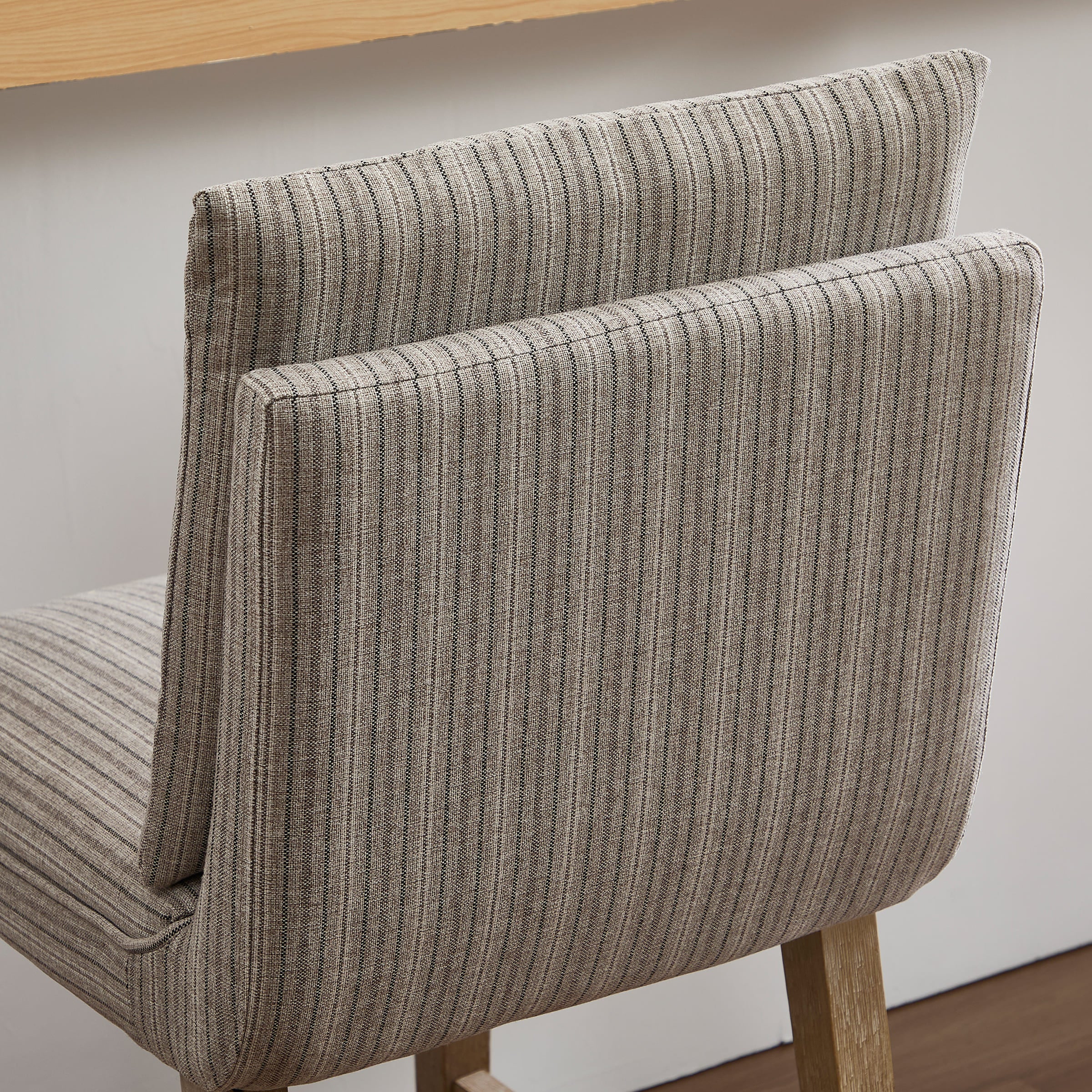 Janoray 26.9"H Linen Cushion Back Counter Stools Set of 2 - 2007CS