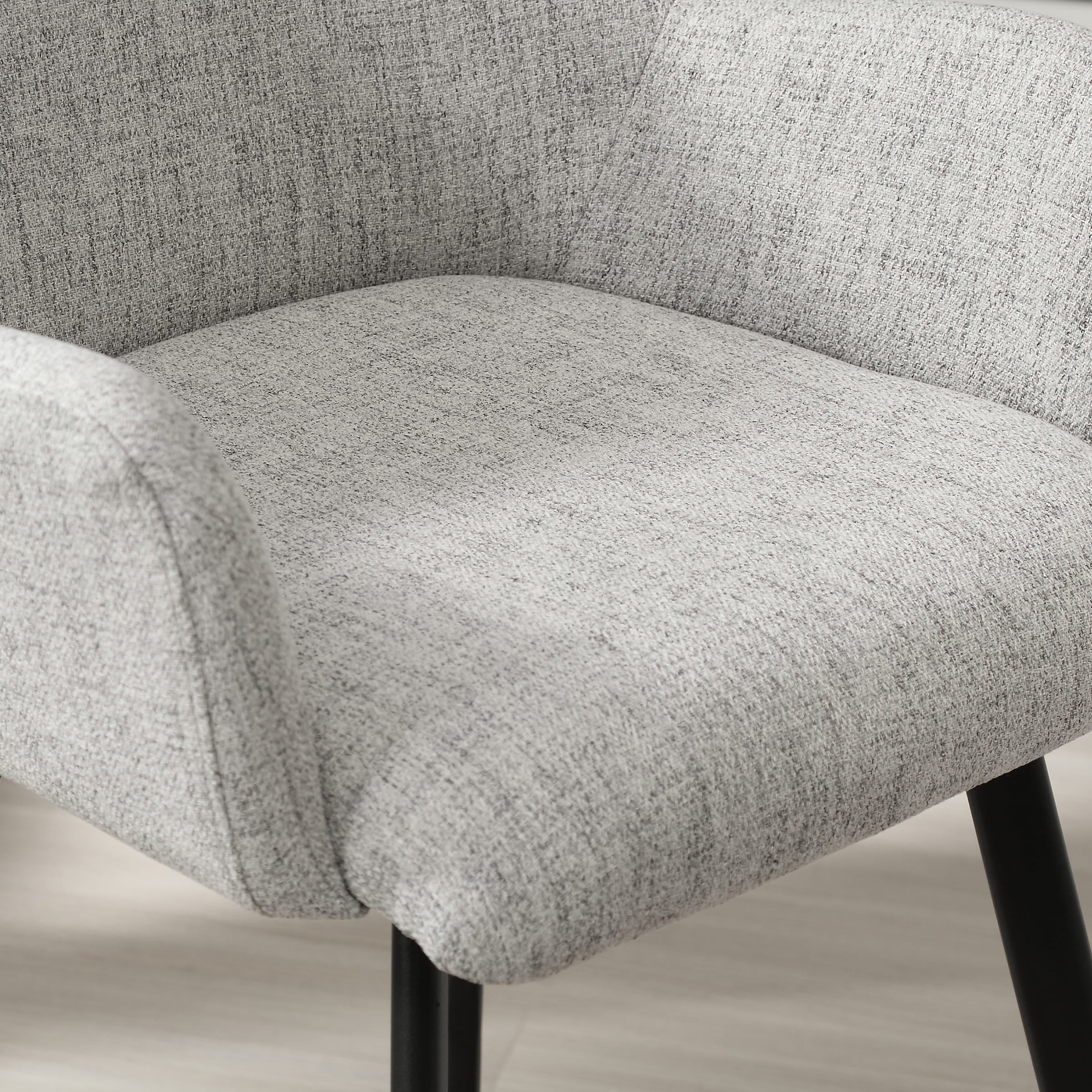 VESCASA 26"H Modern Linen Counter Height Stools Set of 2 - 5029CS