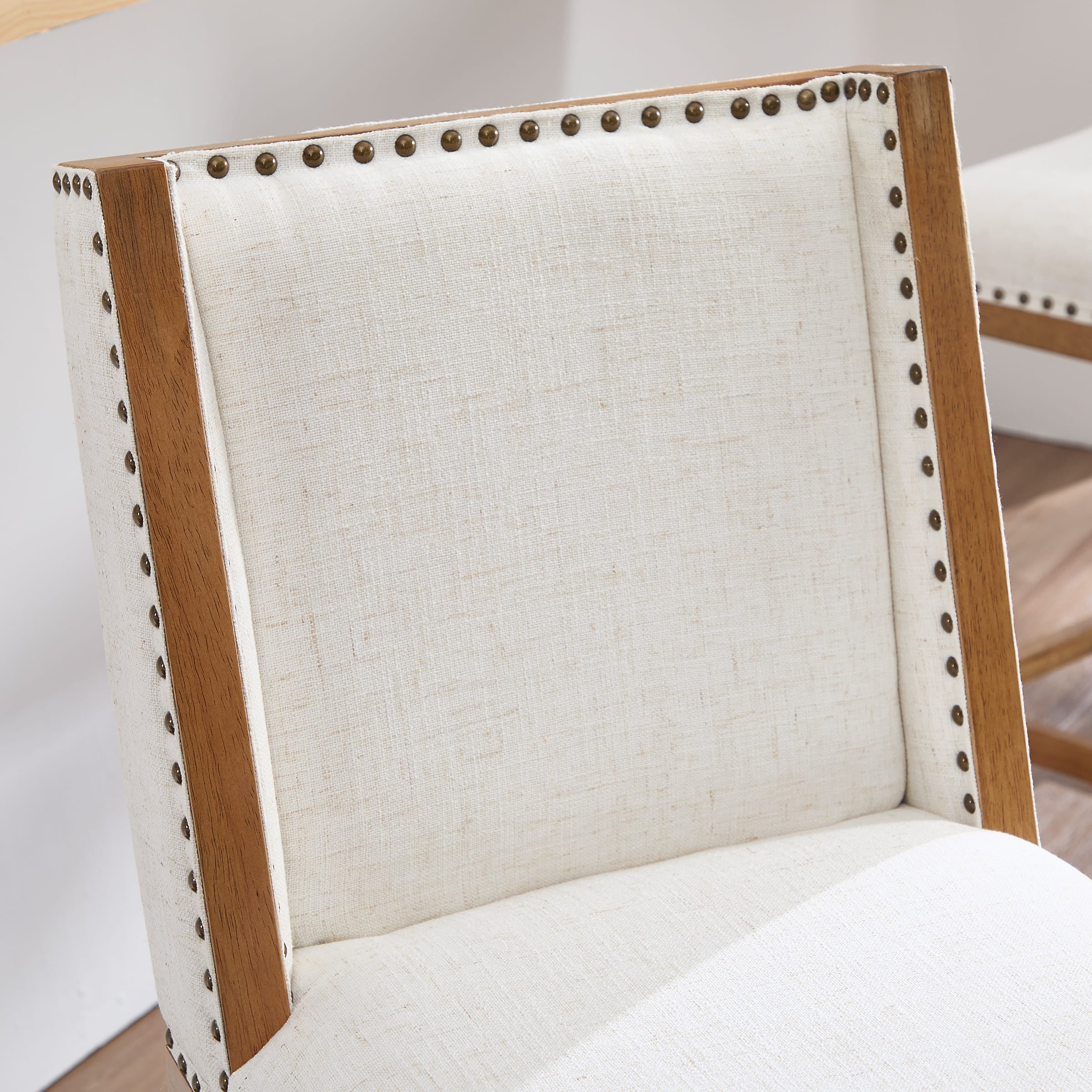 26"H Farmhouse Wingback Counter Stools Set of 2 - X023CS