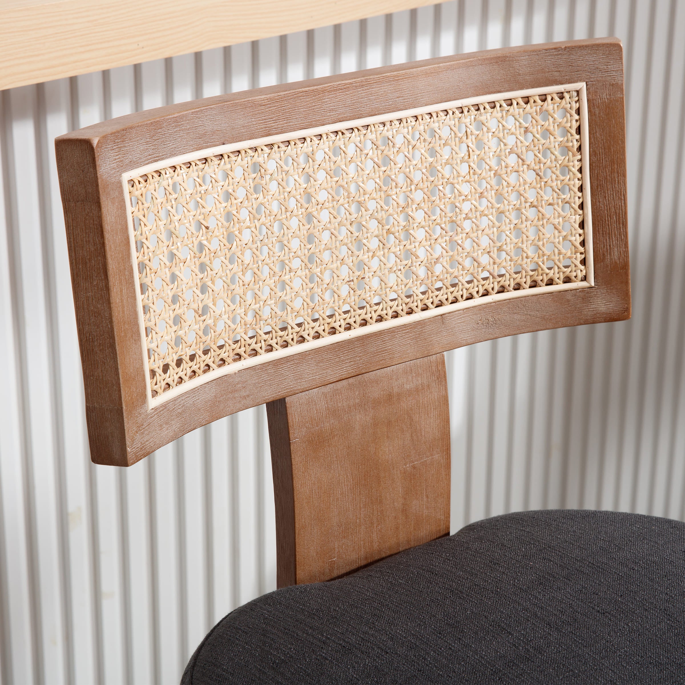 Janoray 26”H Rattan Back Counter Stools Set of 2 - 5752CS