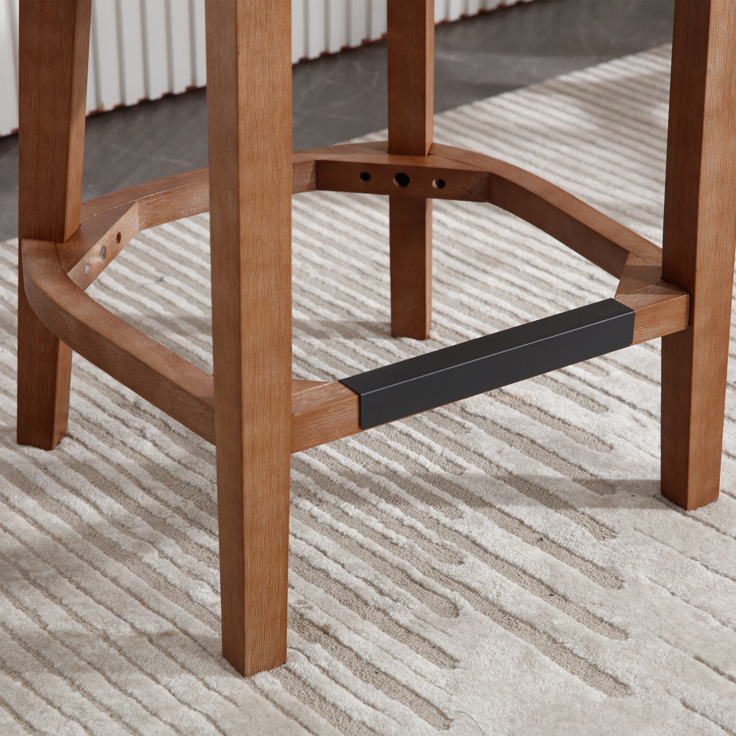 Janoray 26”H Rattan Back Counter Stools Set of 2 - 5752CS