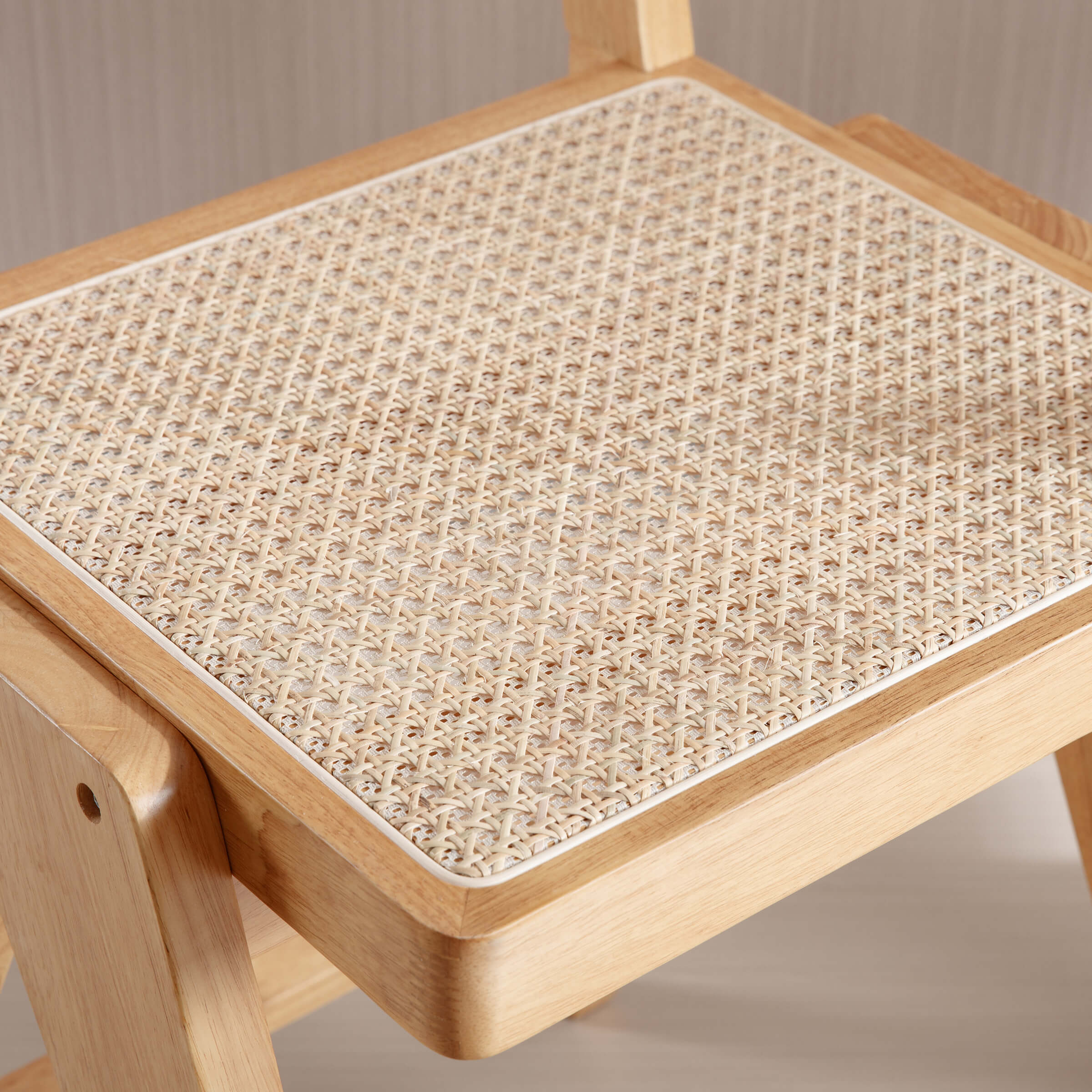 Janoray 26"H Rattan Back Wood Counte Stools Set of 2 - 5760CS