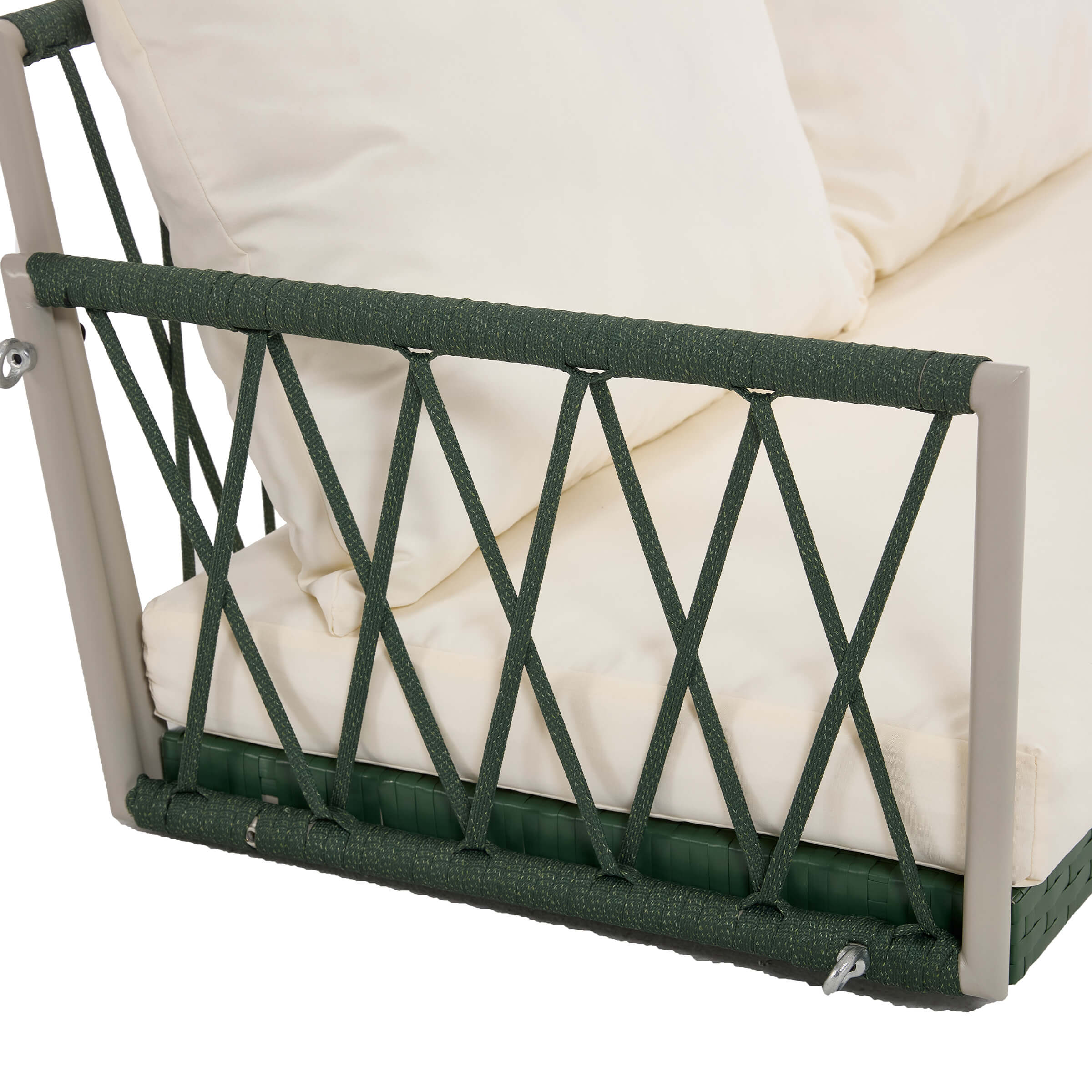 Janoray 2 Person Modern Patio Hanging Swing - 20702HS