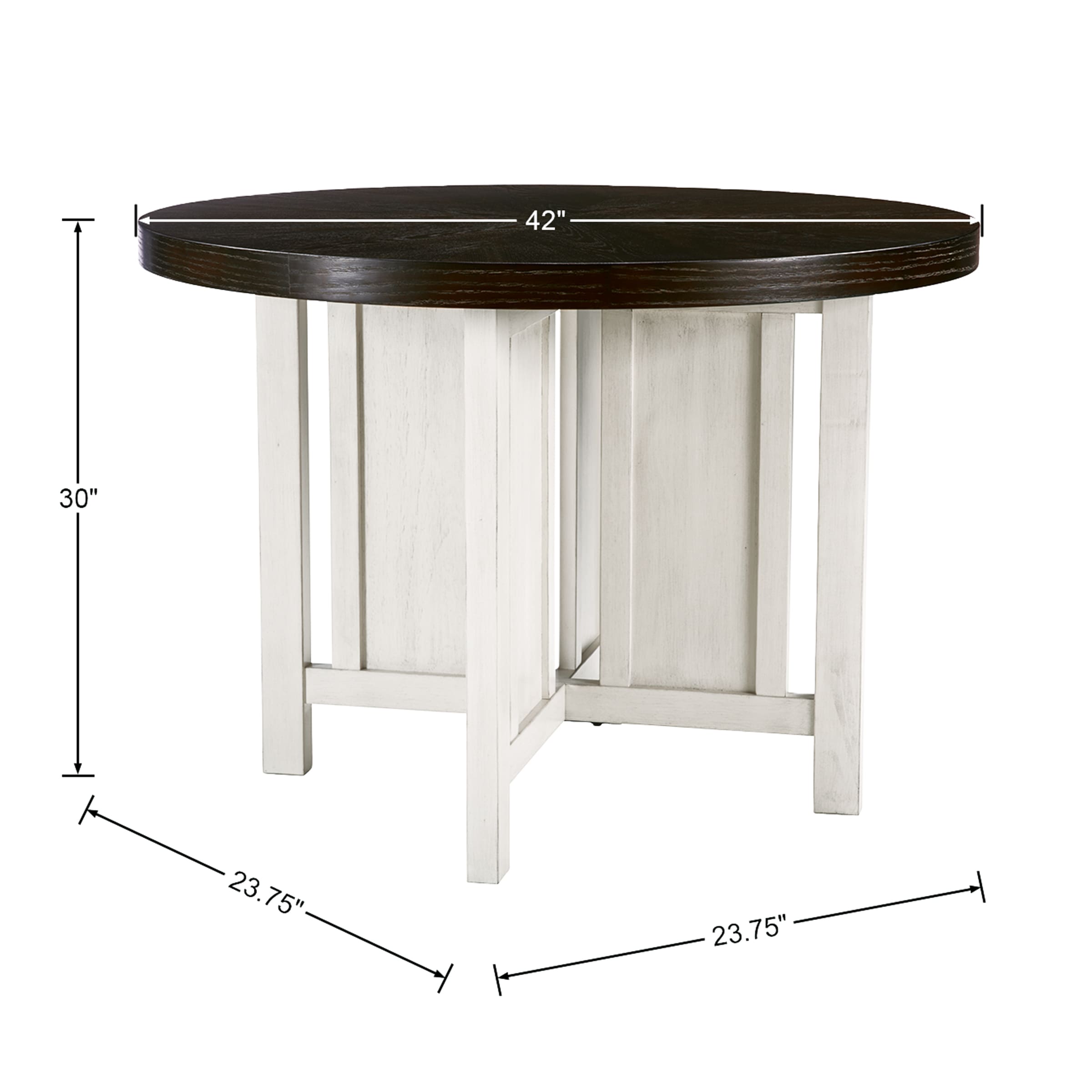 Janoray 42" Farmhouse Round Dining Table - 0322DT