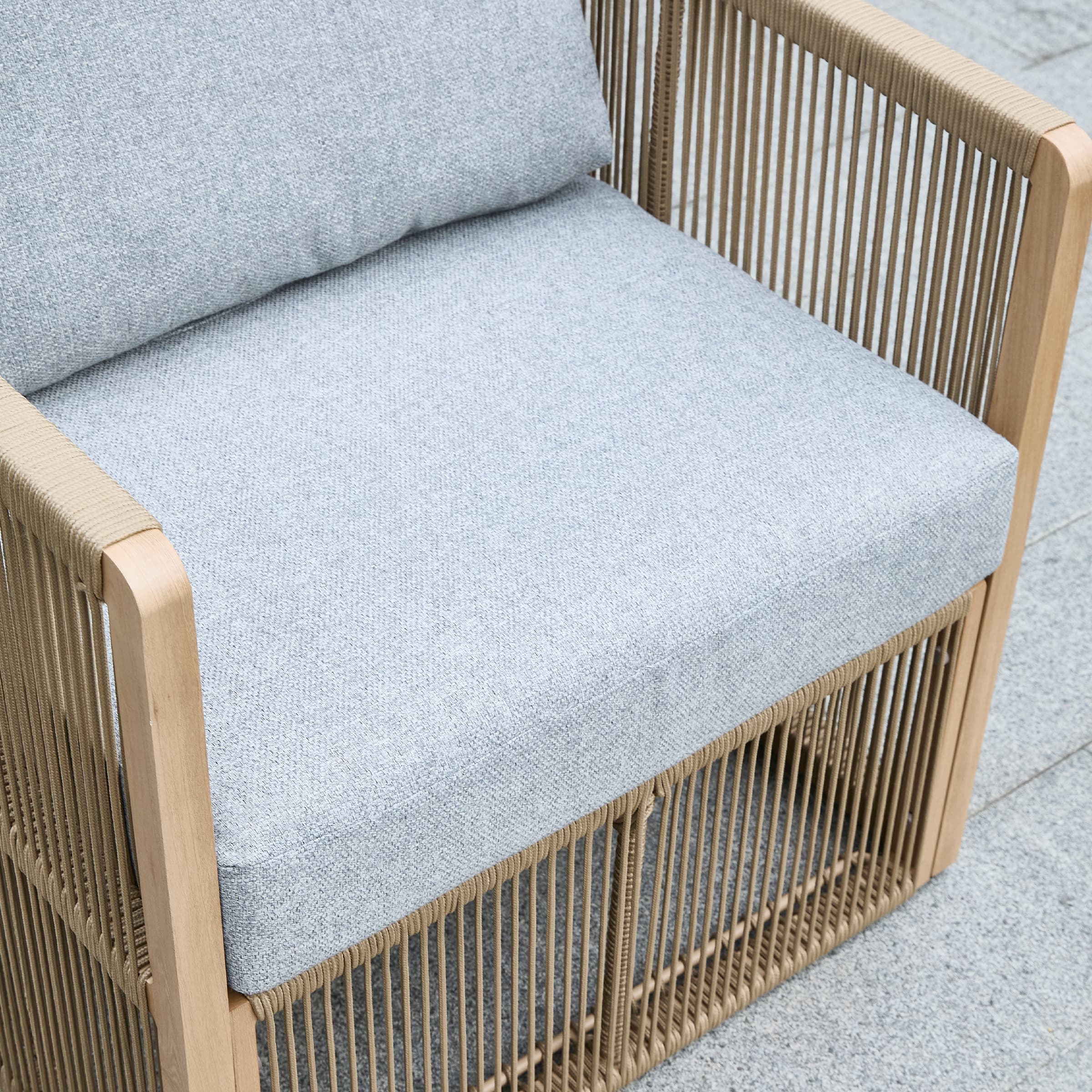 Janoray Woven Rope Outdoor Armchair Set of 2 - 1621AC