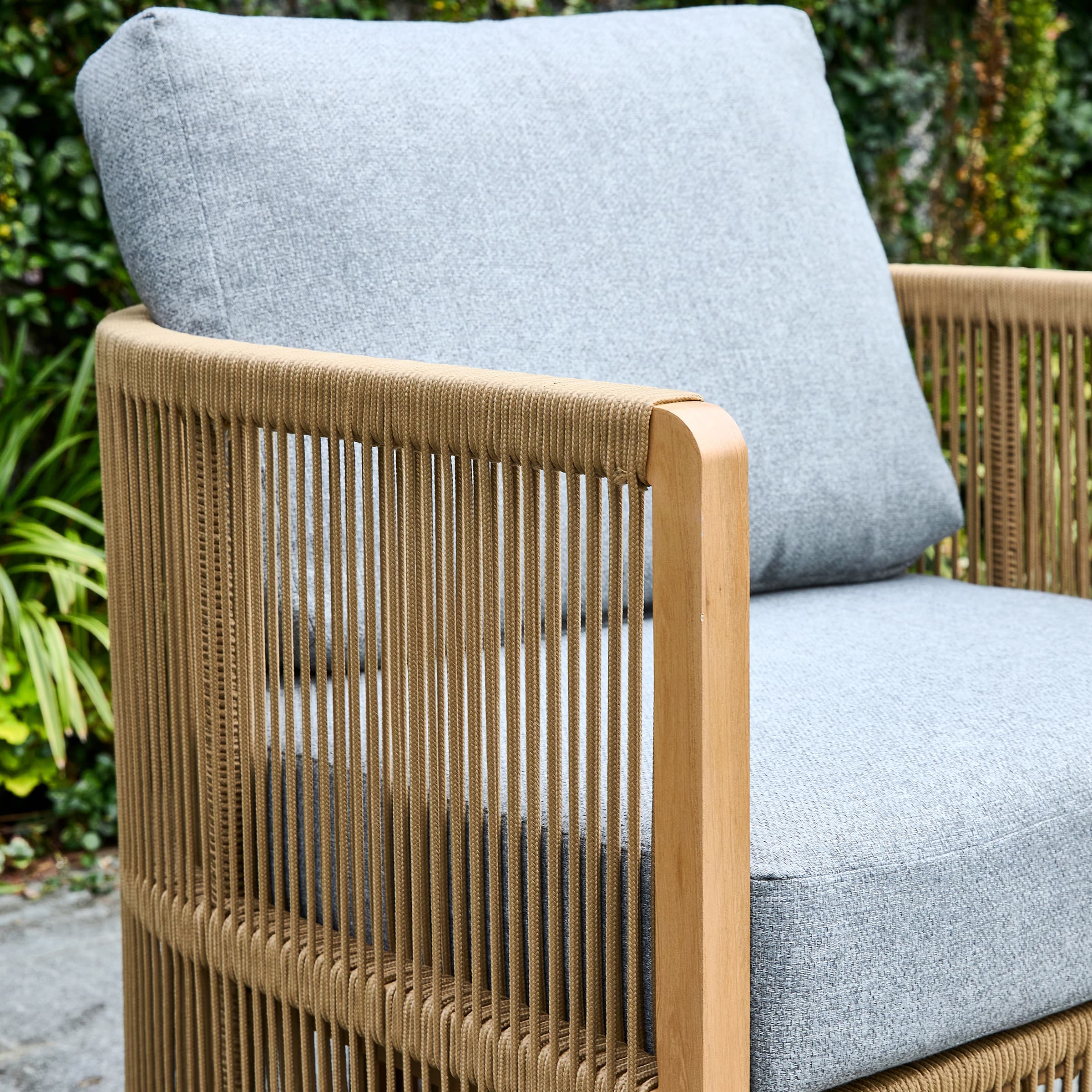 Janoray Woven Rope Outdoor Armchair Set of 2 - 1621AC