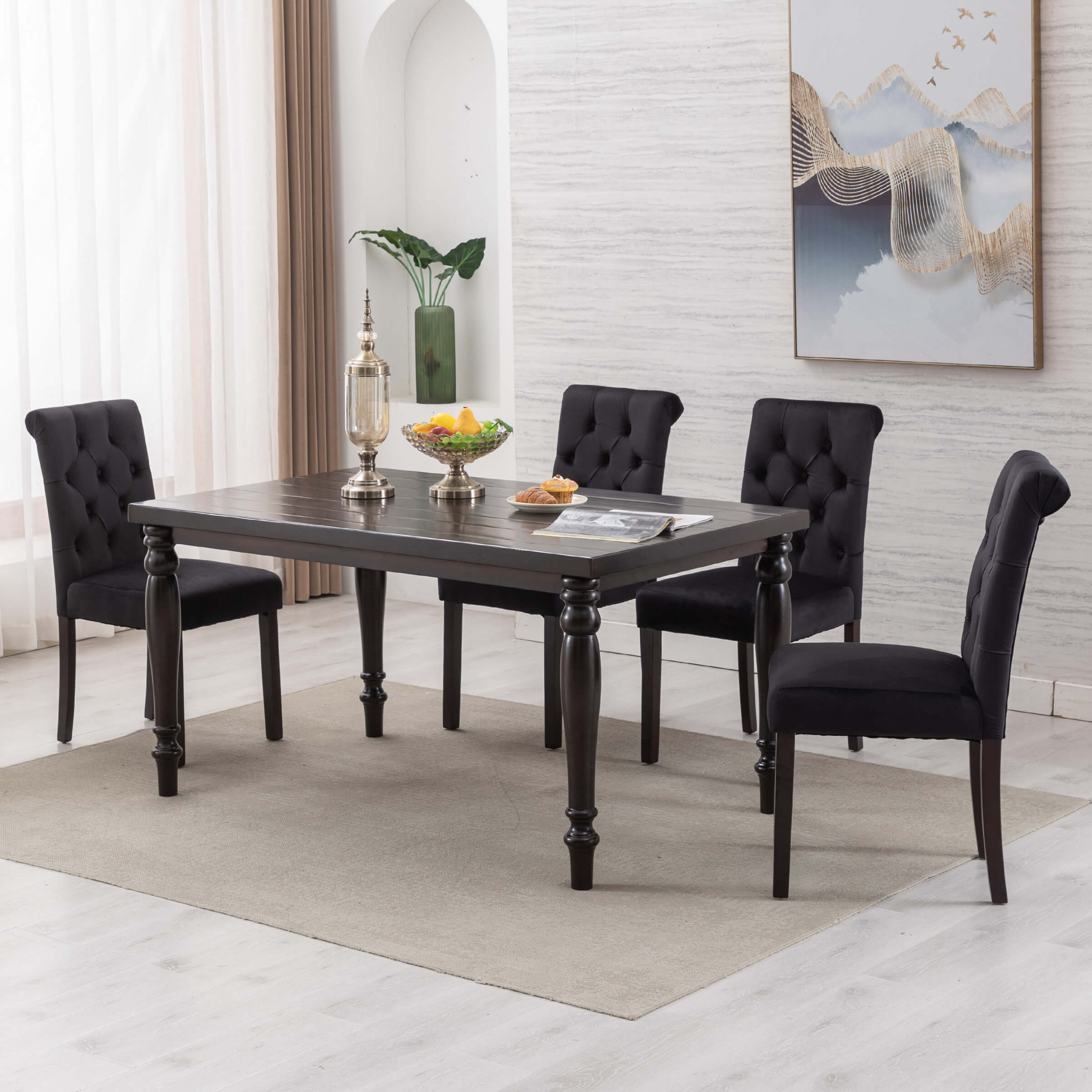 Janoray Armless Dining Chairs Set of 2 - 7076DC
