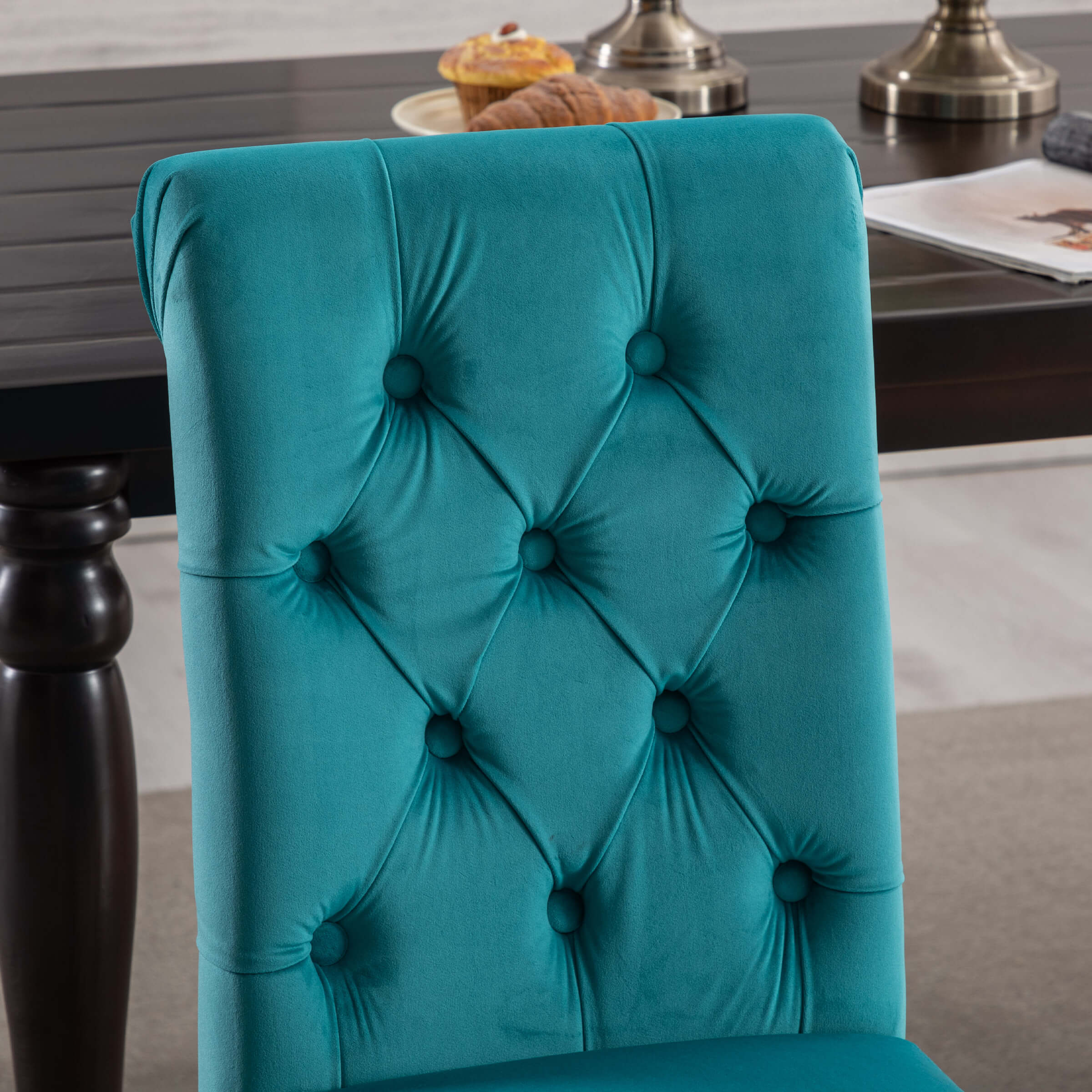 Janoray Armless Dining Chairs Set of 2 - 7076DC