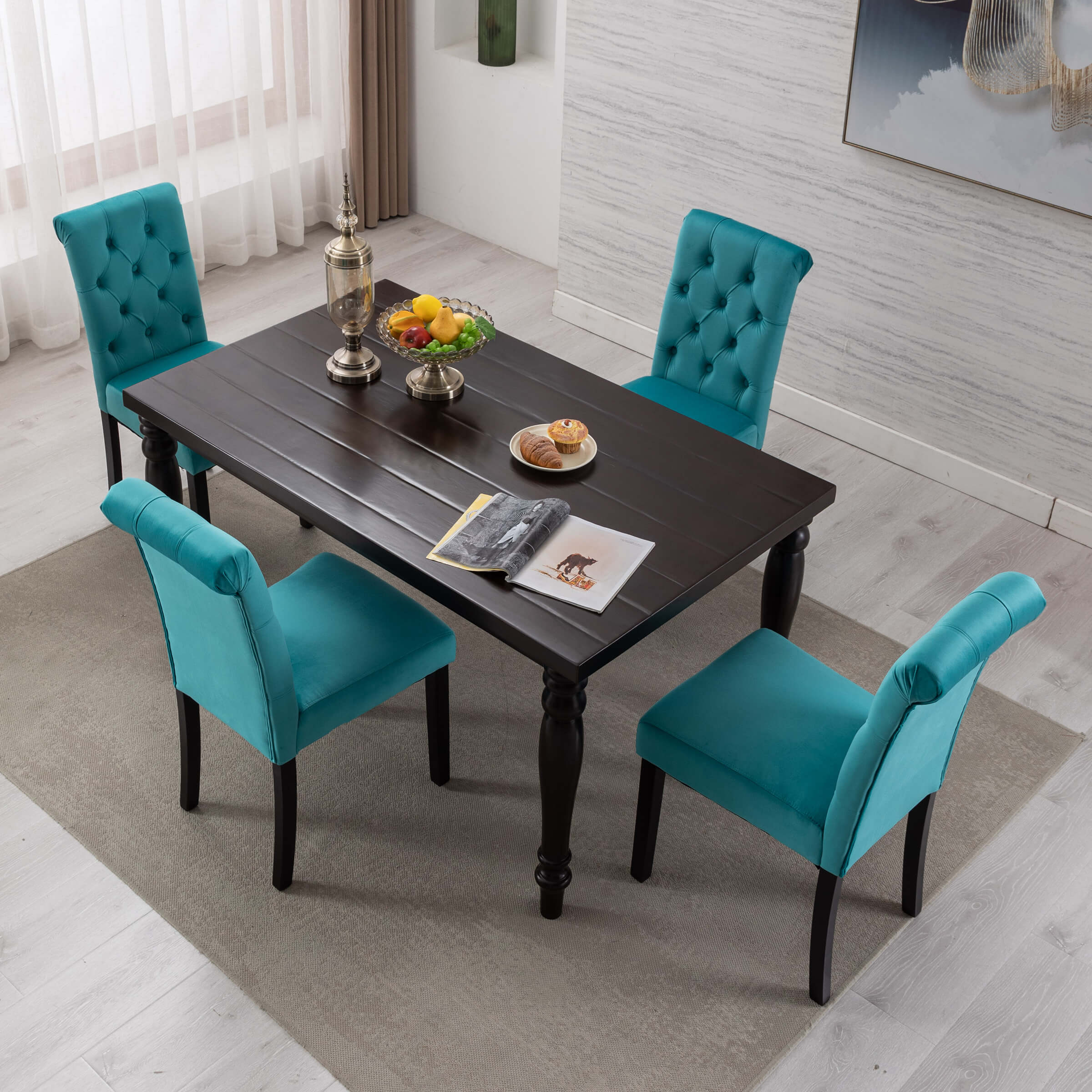 Janoray Armless Dining Chairs Set of 2 - 7076DC