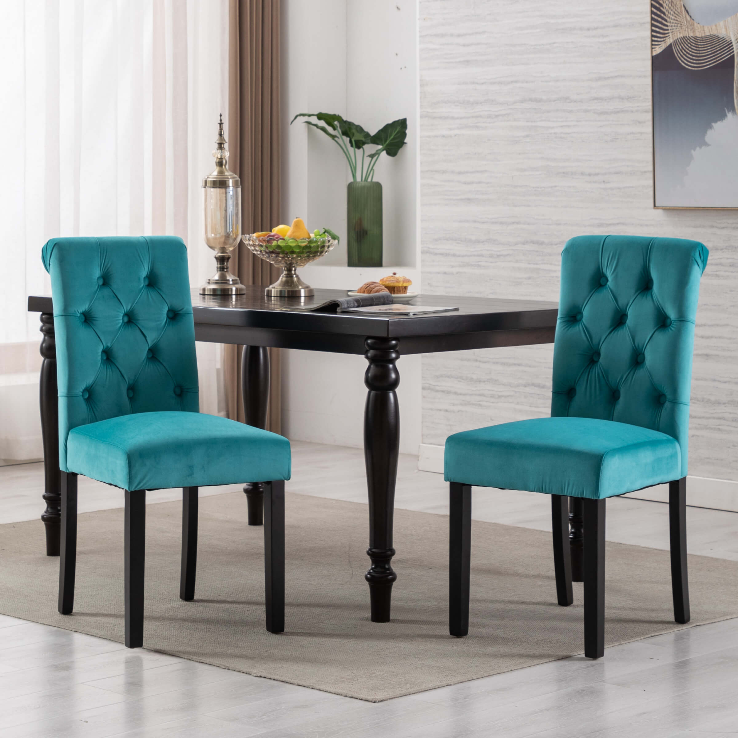 Janoray Armless Dining Chairs Set of 2 - 7076DC
