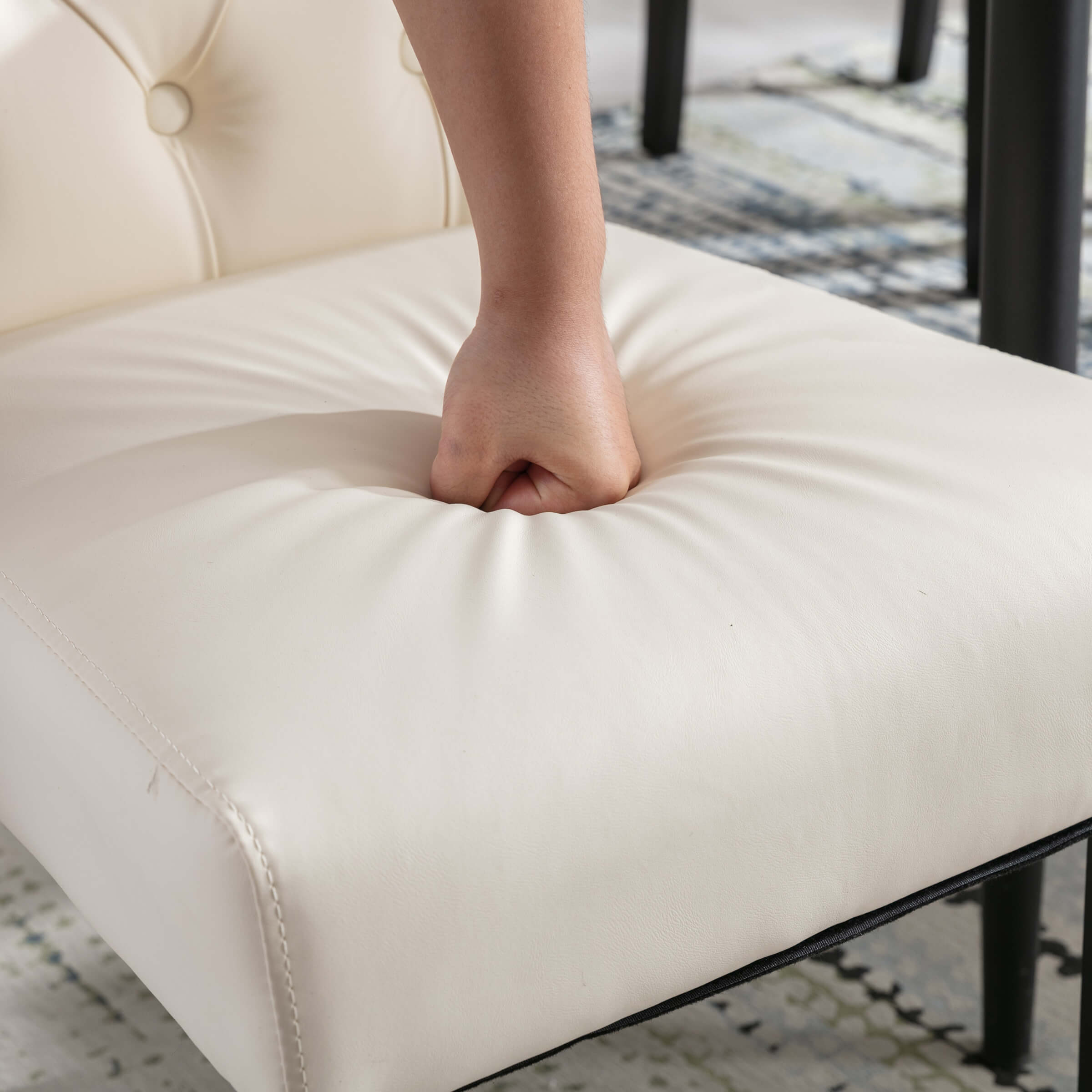 Janoray Armless Dining Chairs Set of 2 - 7076DC