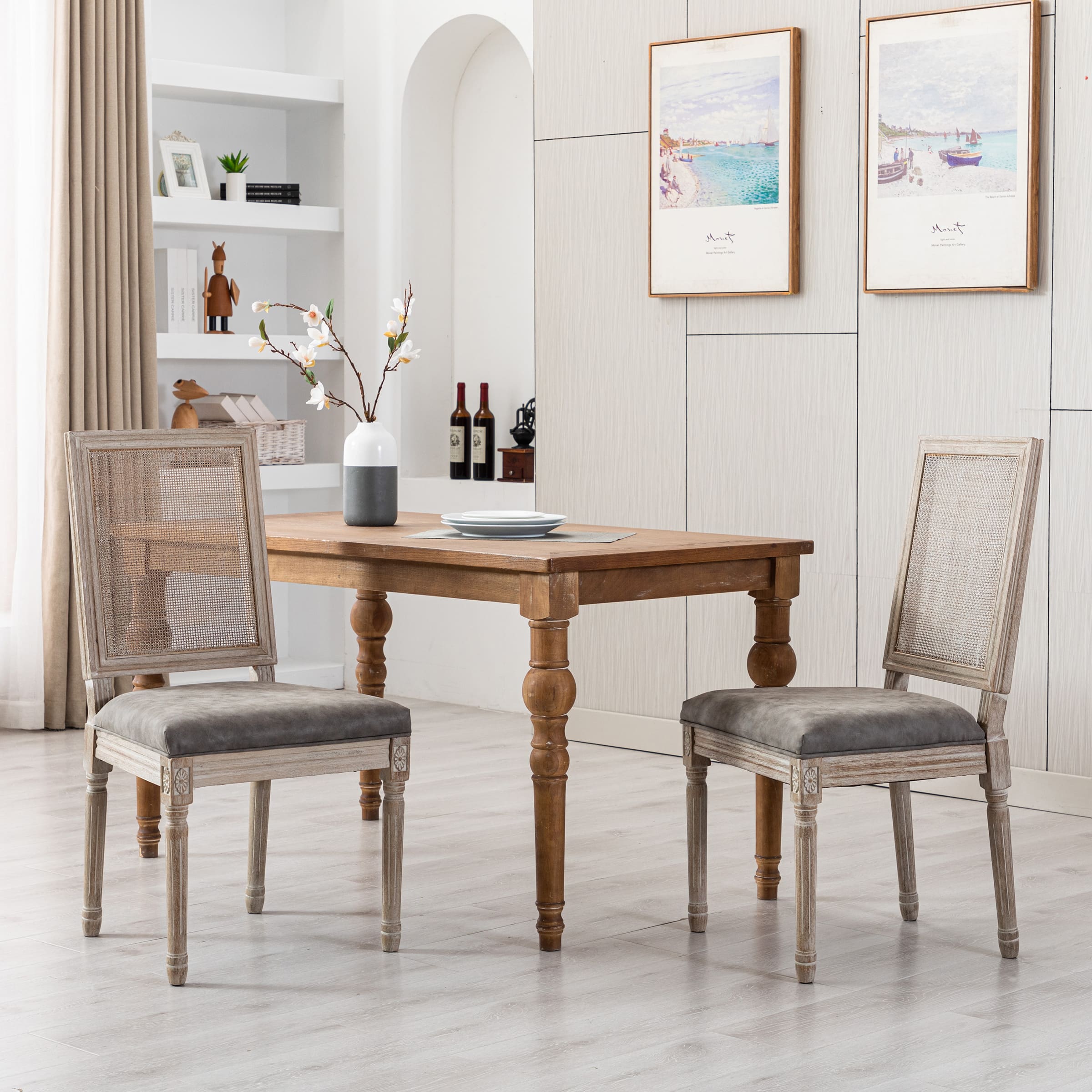 Janoray Classic French Dining Chairs Set of 2 - 7105DC & 7106DC