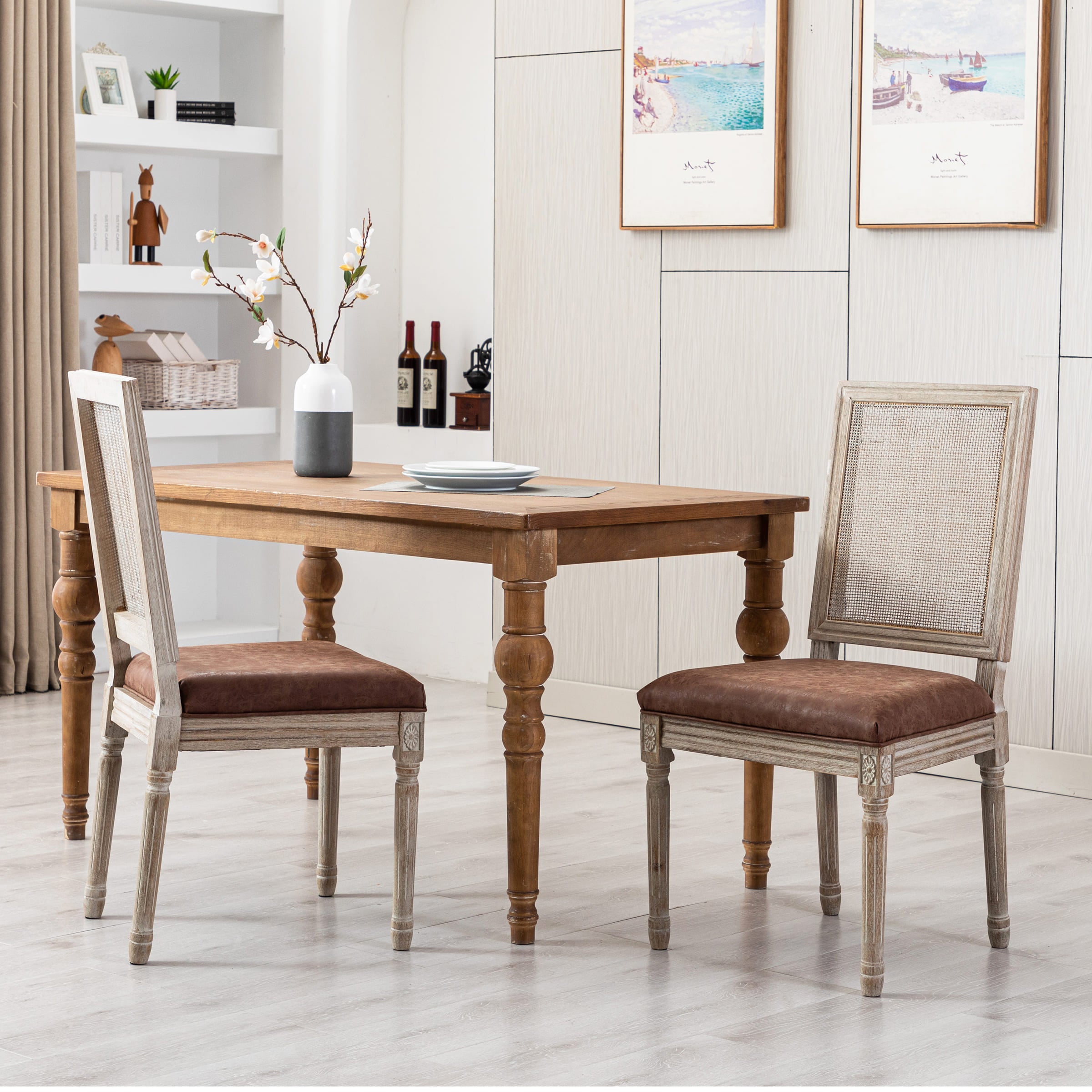 Janoray Classic French Dining Chairs Set of 2 - 7105DC & 7106DC