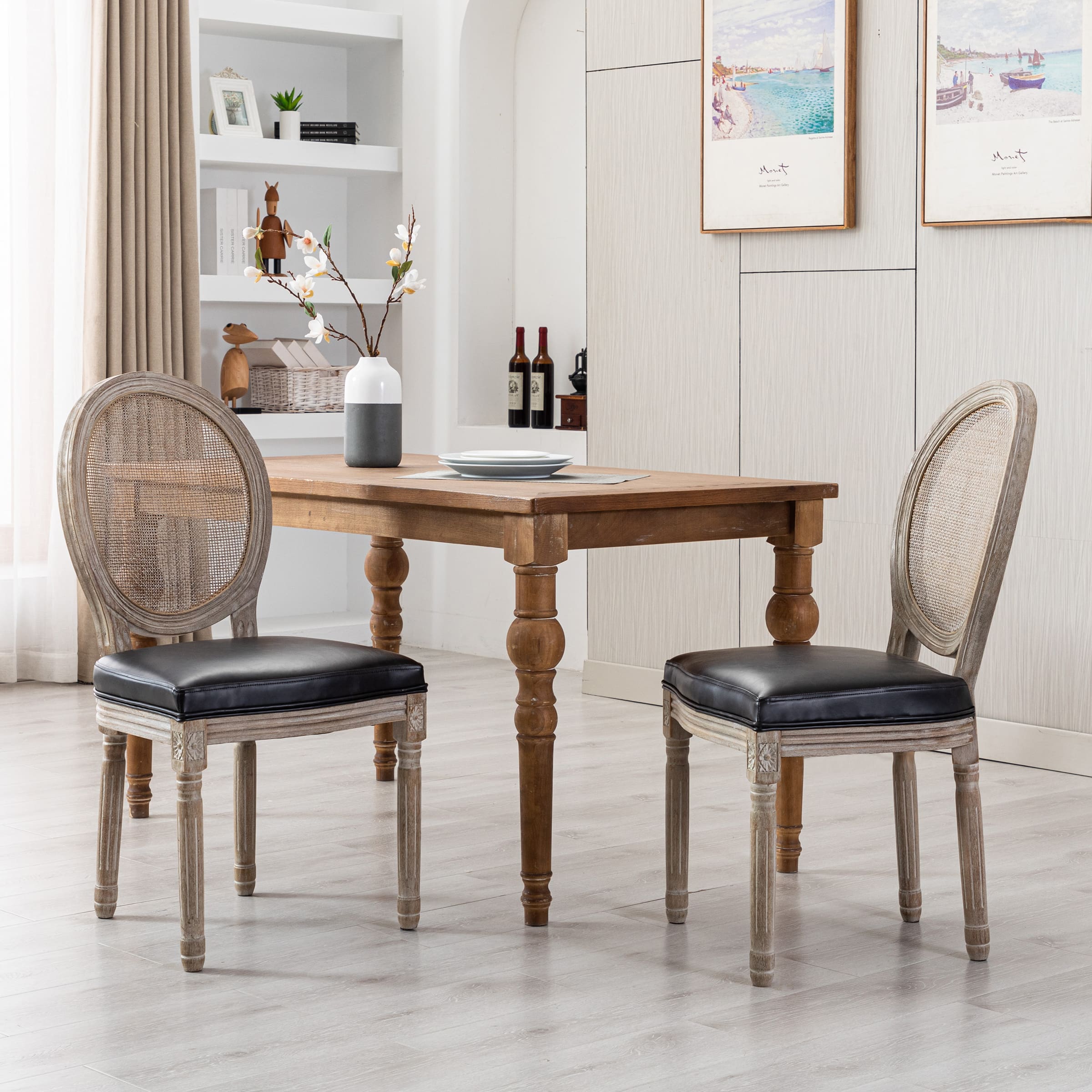 Janoray Classic French Dining Chairs Set of 2 - 7105DC & 7106DC