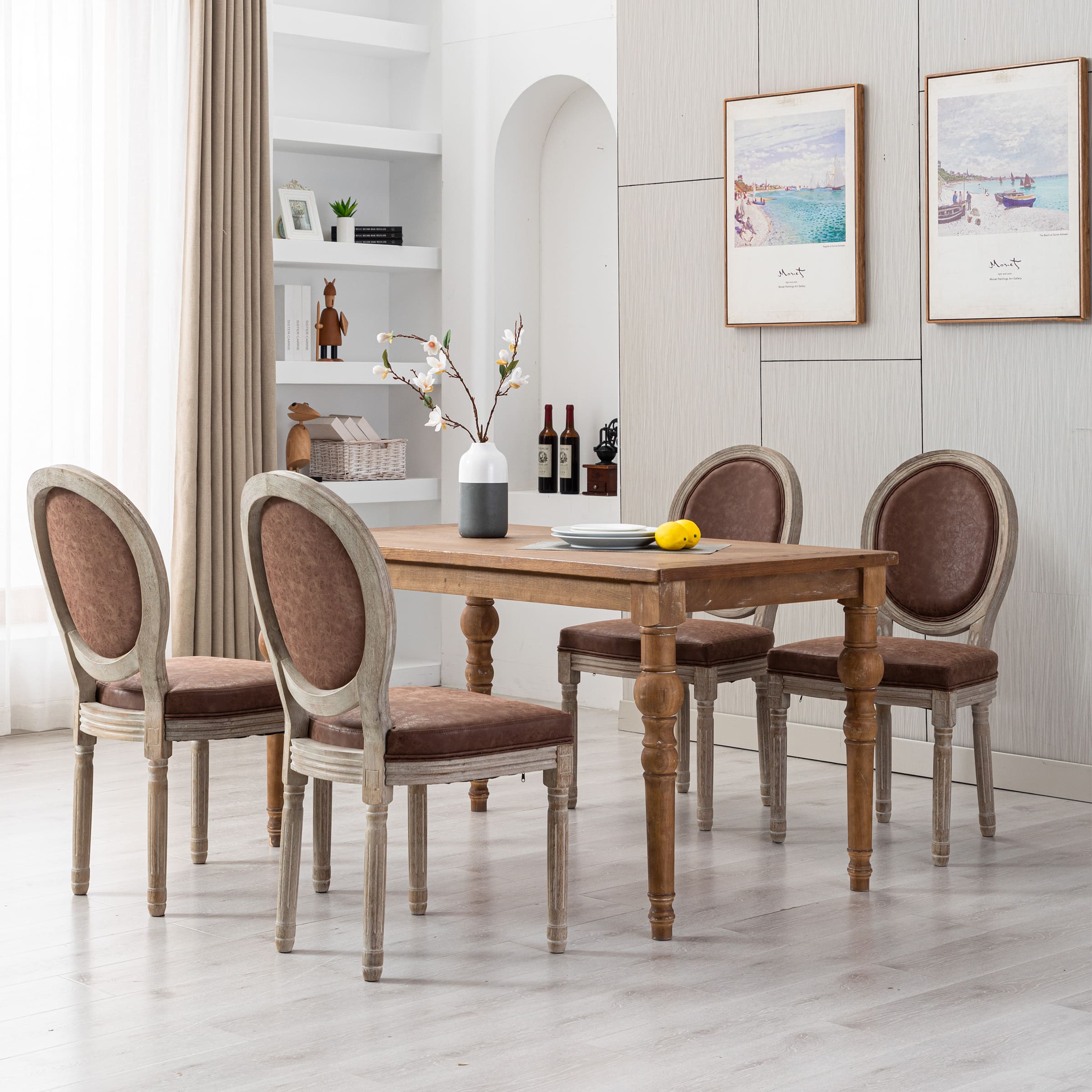 Janoray Classic French Dining Chairs Set of 2 - 7105DC & 7106DC