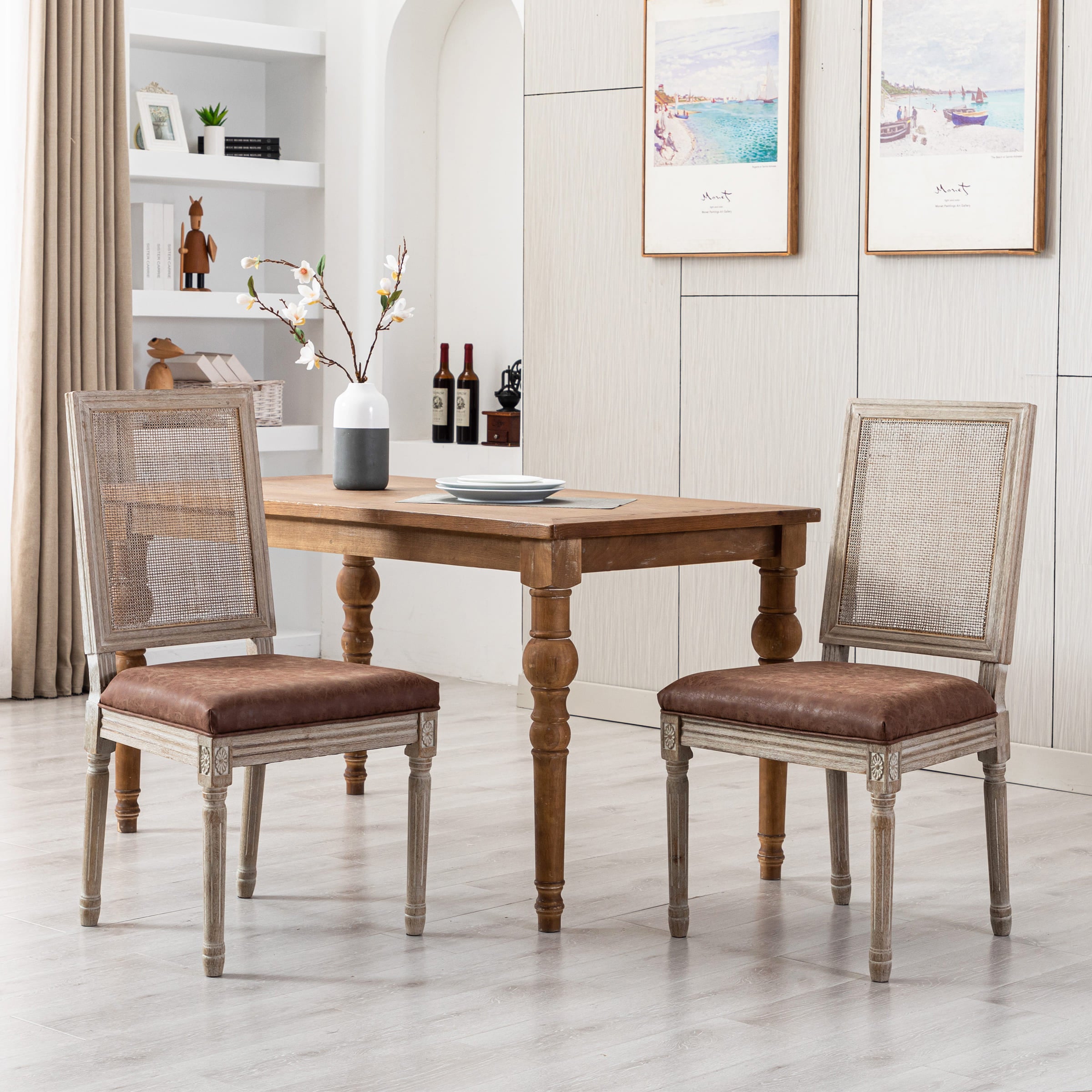 Janoray Classic French Dining Chairs Set of 2 - 7105DC & 7106DC