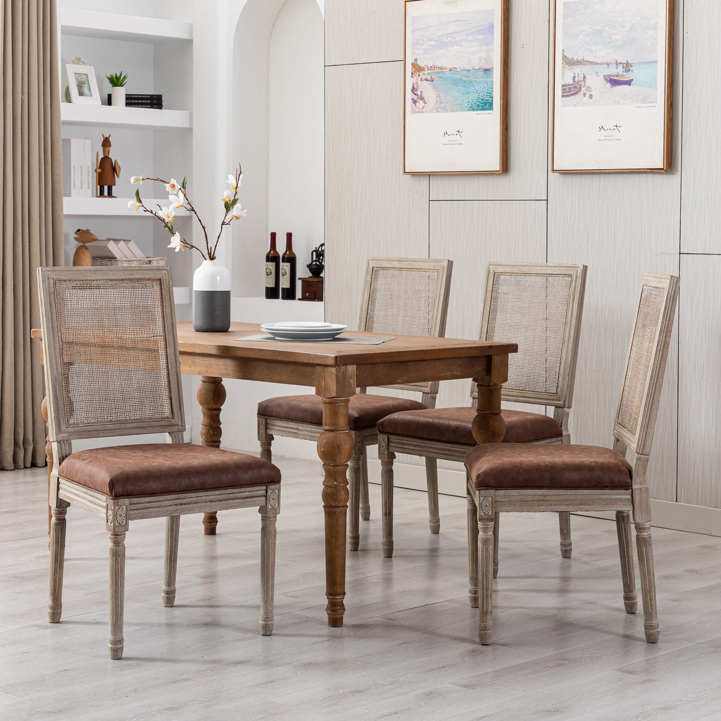 Janoray Classic French Dining Chairs Set of 2 - 7105DC & 7106DC