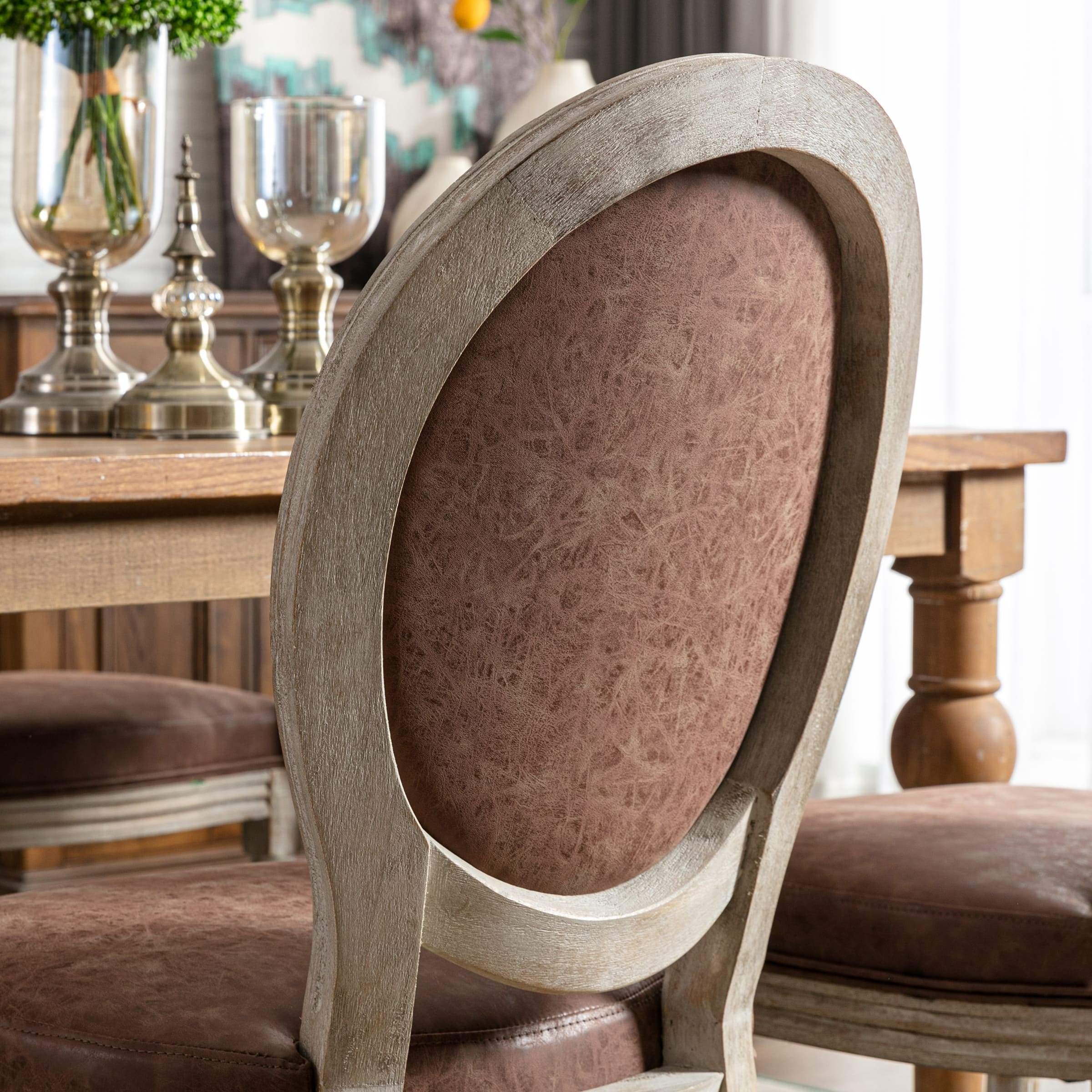 Janoray Classic French Dining Chairs Set of 2 - 7105DC & 7106DC