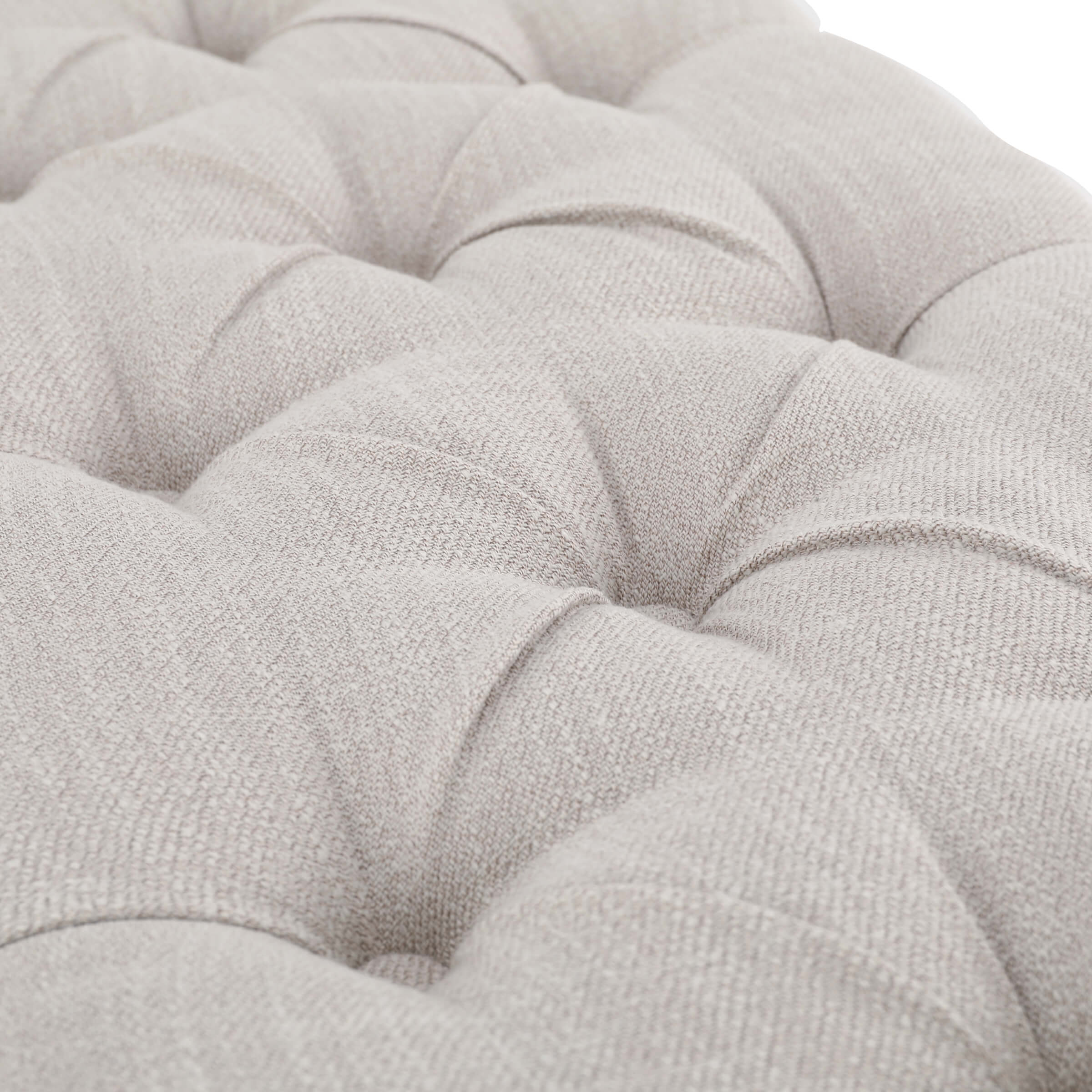 Janoray Mid Century Tufted Linen Upholstered Storage Bench - 2204BH