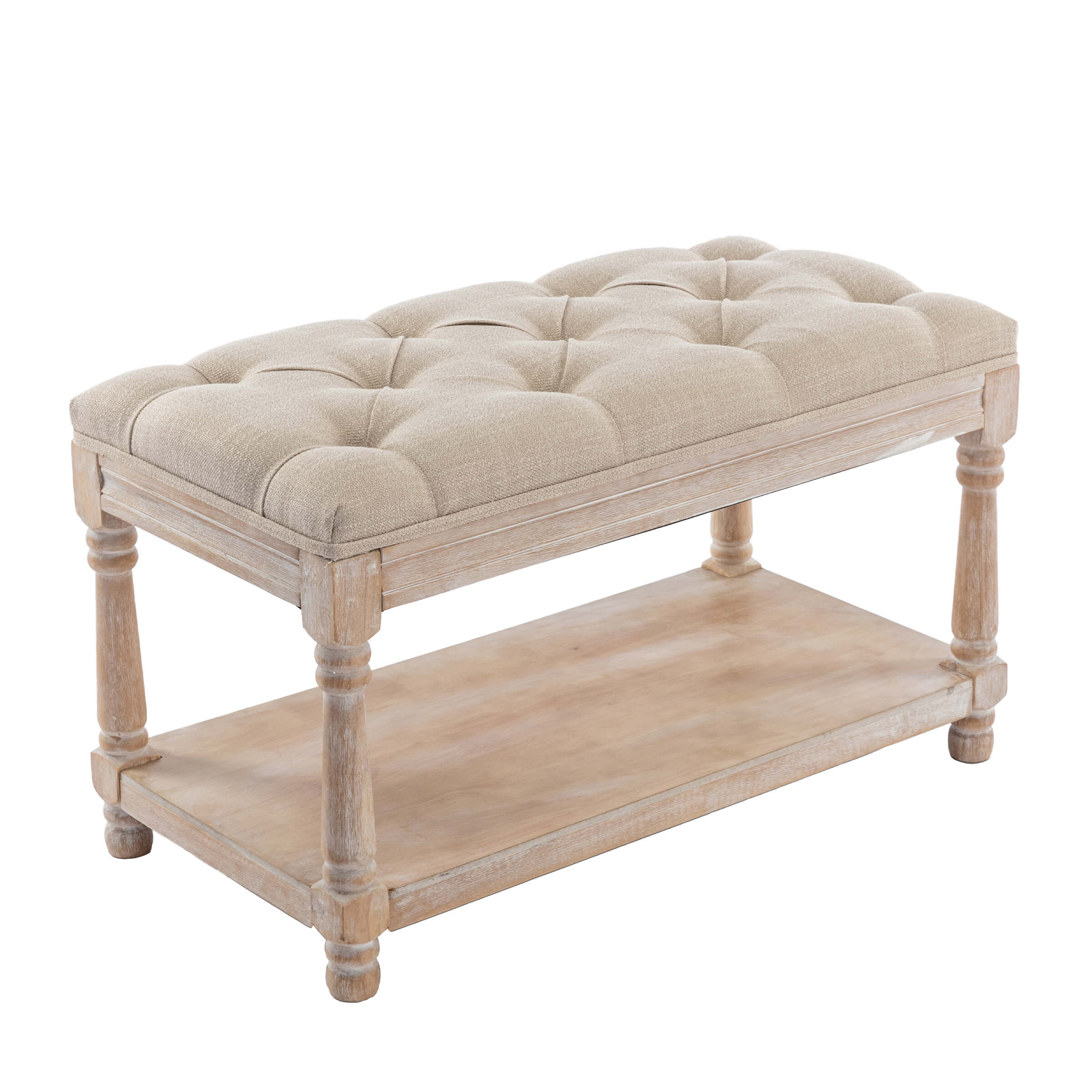 Janoray Classic Tufted Small Entryway Bench - 2459BH