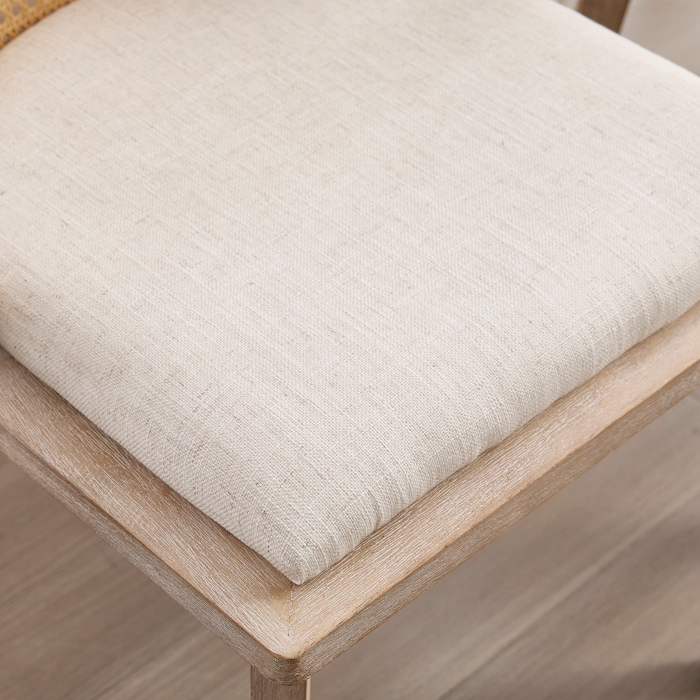 Janoray Dining Chairs with Cane Woven Back Set of 2 - 10085DC