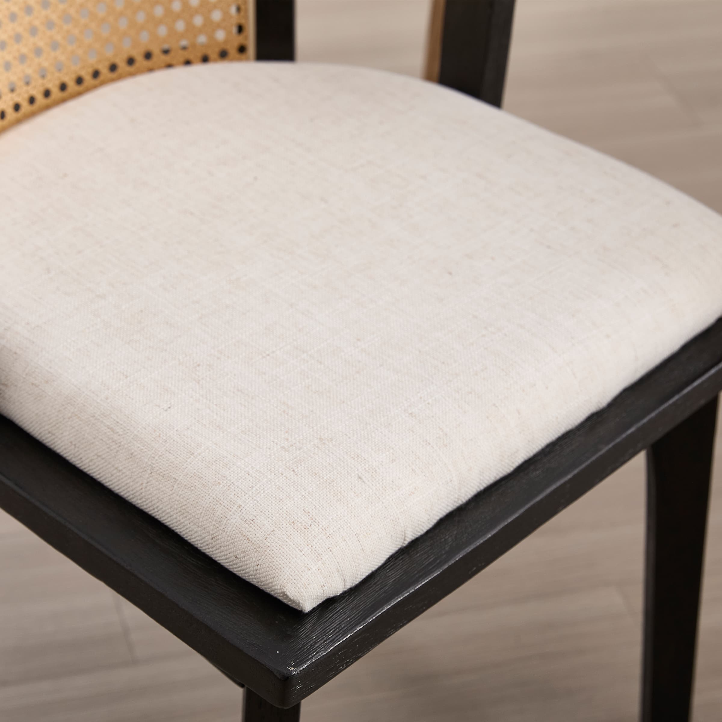 Janoray Dining Chairs with Cane Woven Back Set of 2 - 10085DC