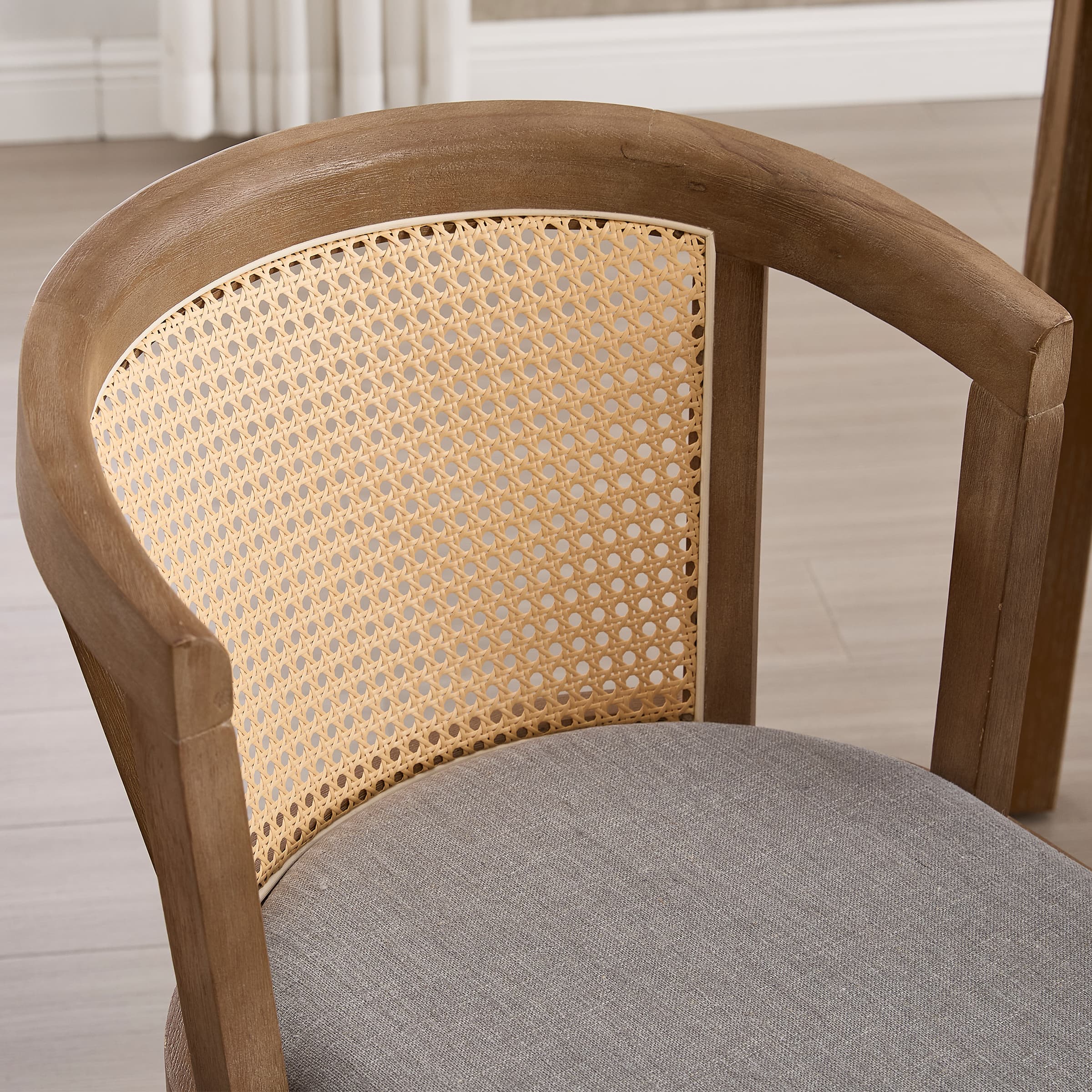 Janoray Dining Chairs with Cane Woven Back Set of 2 - 10085DC