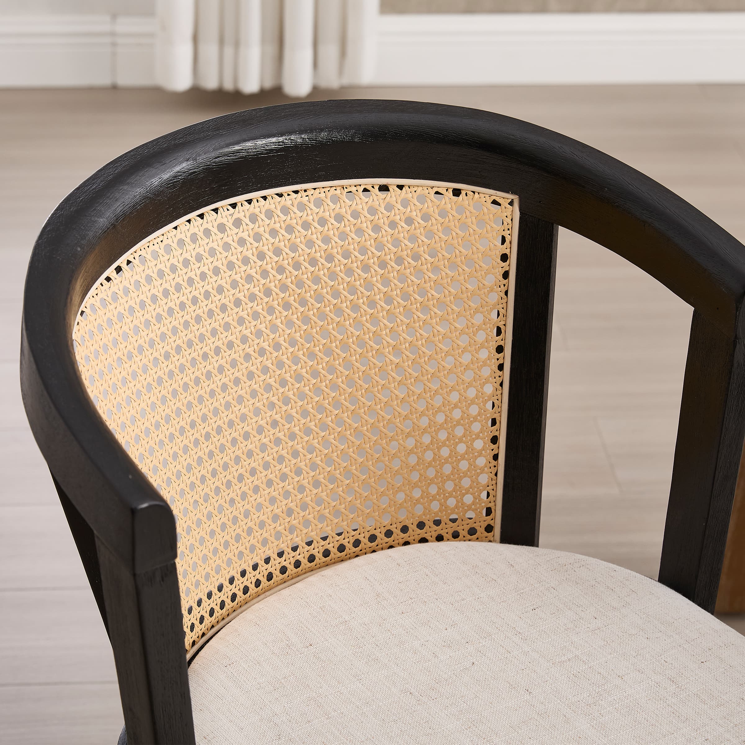 Janoray Dining Chairs with Cane Woven Back Set of 2 - 10085DC